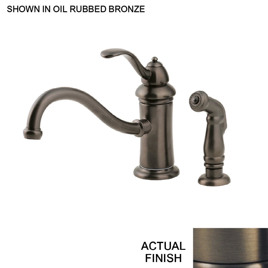 Pfister Marielle Oil Rubbed Bronze Single Handle Low Arc Kitchen Faucet   00387786 