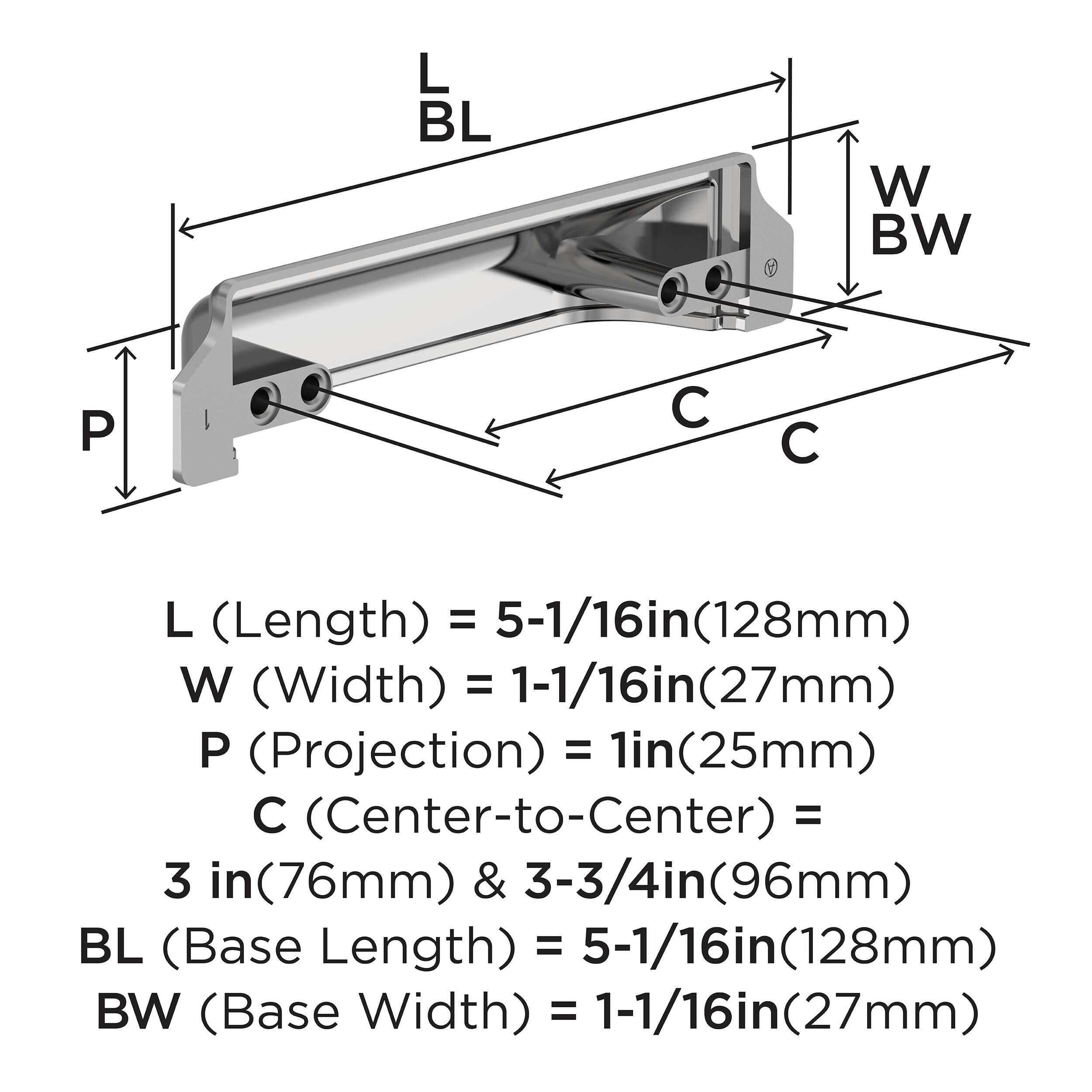 Amerock 10VMP3718026 Cabinet-Pulls - View #4