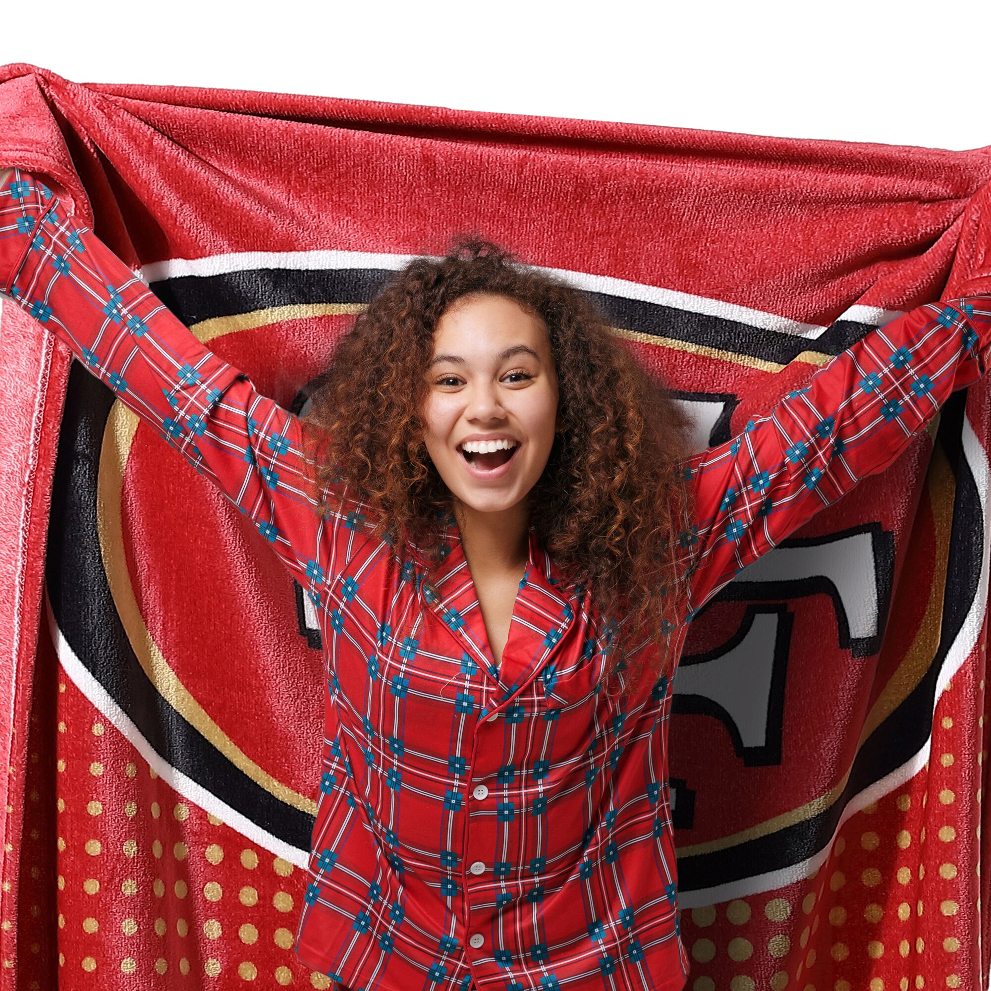 San Francisco 49ers Throw Blanket, 50