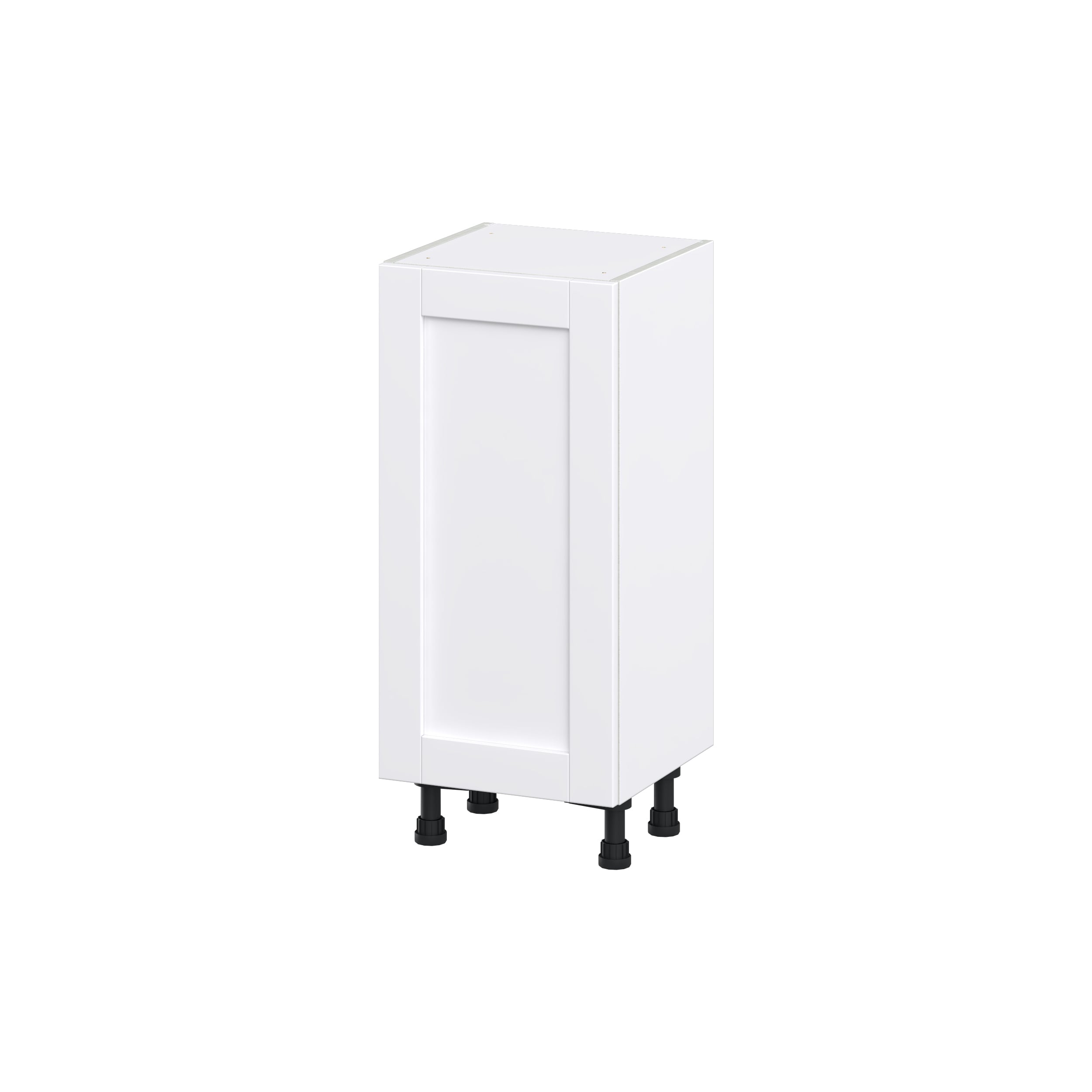 Hugo&Borg DSB1514FHI3(L/R)-RM Rosemont 15-in W x 34.5-in H x 14-in D Glacier White 3 -Drawers Base Fully assembled Cabinet (Flat Panel Shaker)