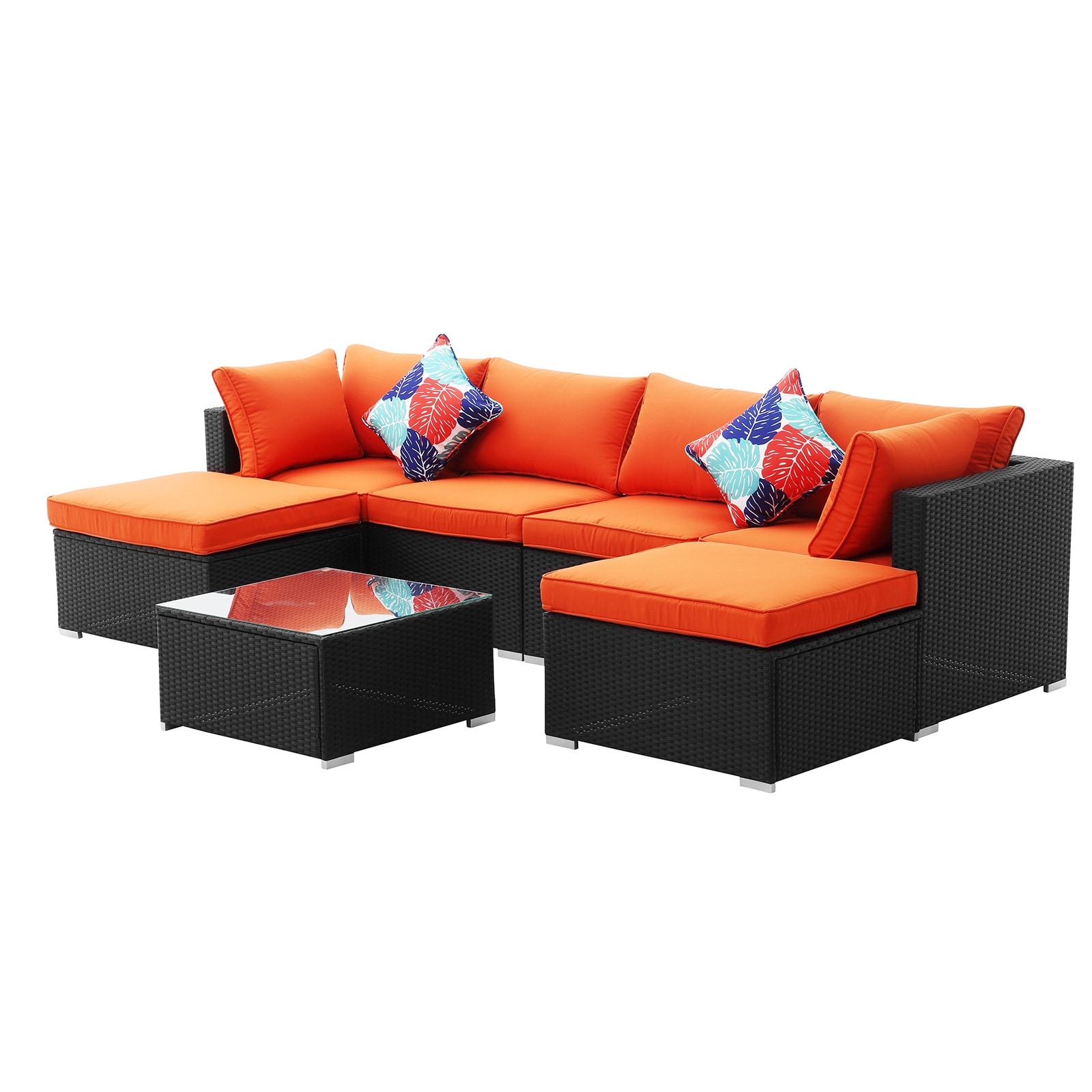 Flynama YH-CT-7-OR Patio-Conversation-Sets - View #2