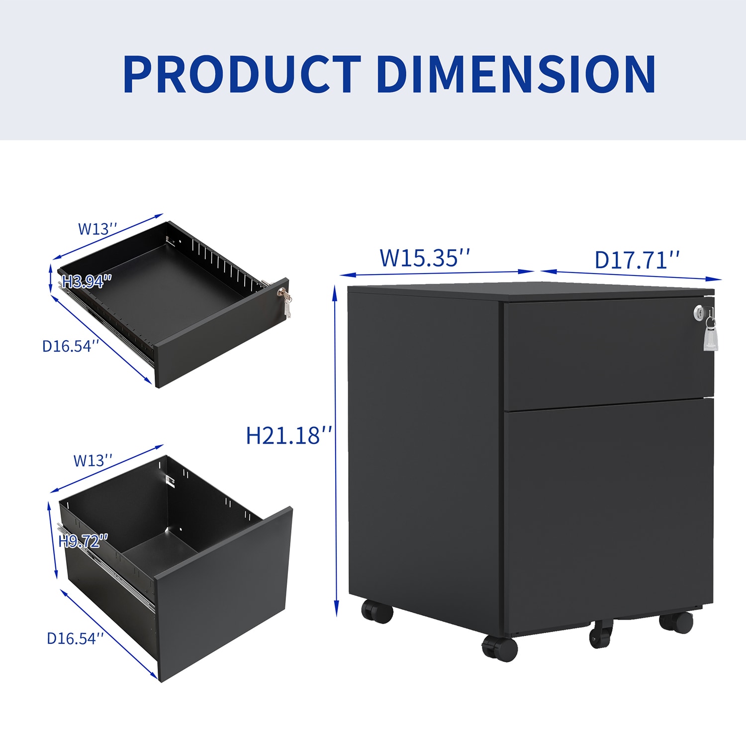 GZMR GZ-W3281 Filing-Cabinets - View #6