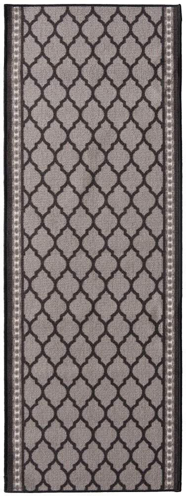 DII® Gray & Black Walk Off Utility Runner Doormat, 24 x 36