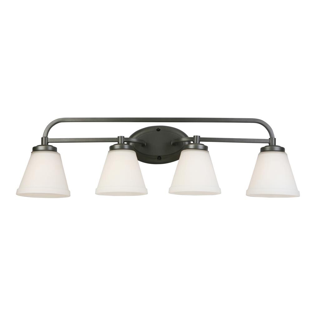 EGLO 202912A Mayview 32.01-in 4 -Light Brushed Gray Transitional Vanity light