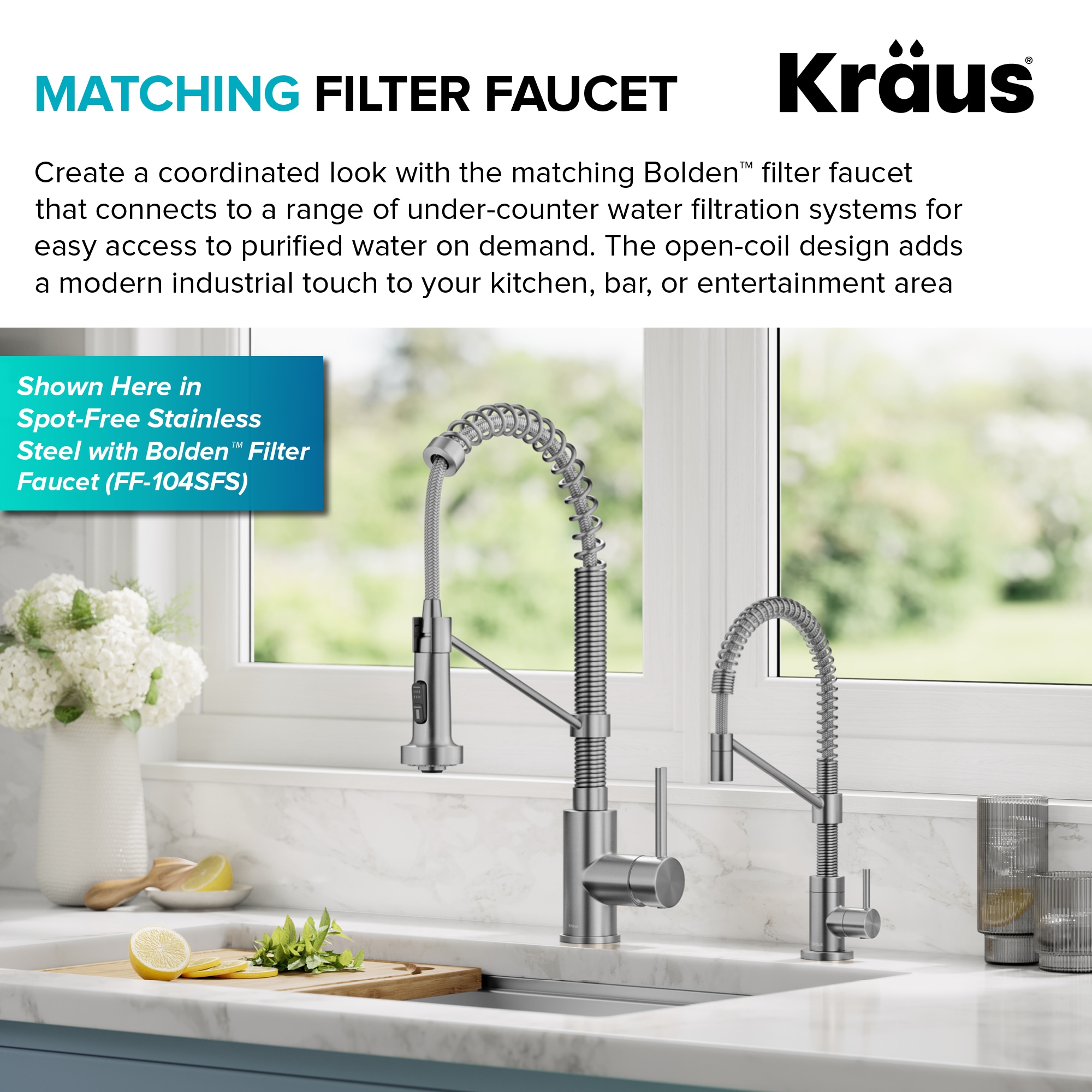 Chrome Commercial Style Pull-Down Kitchen Faucet with Pull-out Spray