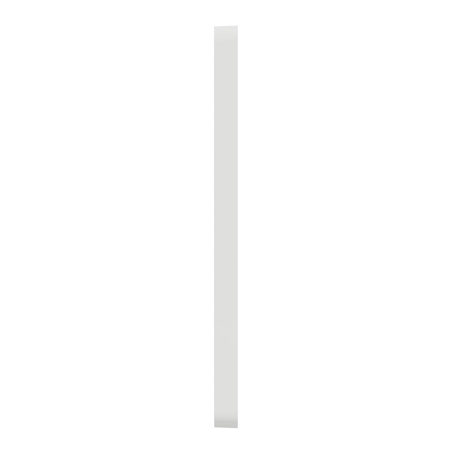 White 3-Gang Screwless Smooth Wall Plate Cover