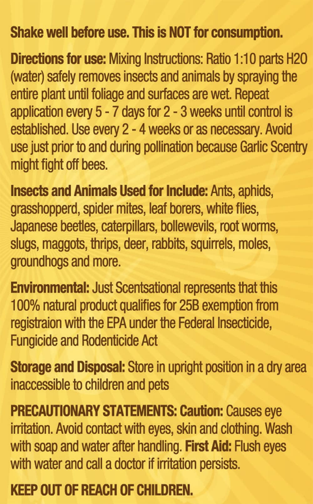 Just Scentsational GCS-128 Insect-Repellent - View #5