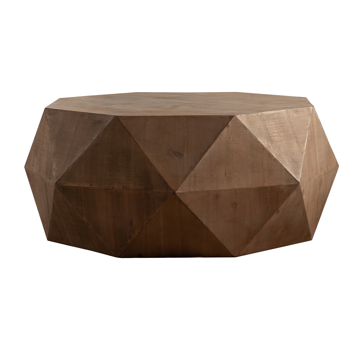 Bybafun YB9300008 Brown Fir Wood Modern Coffee Table