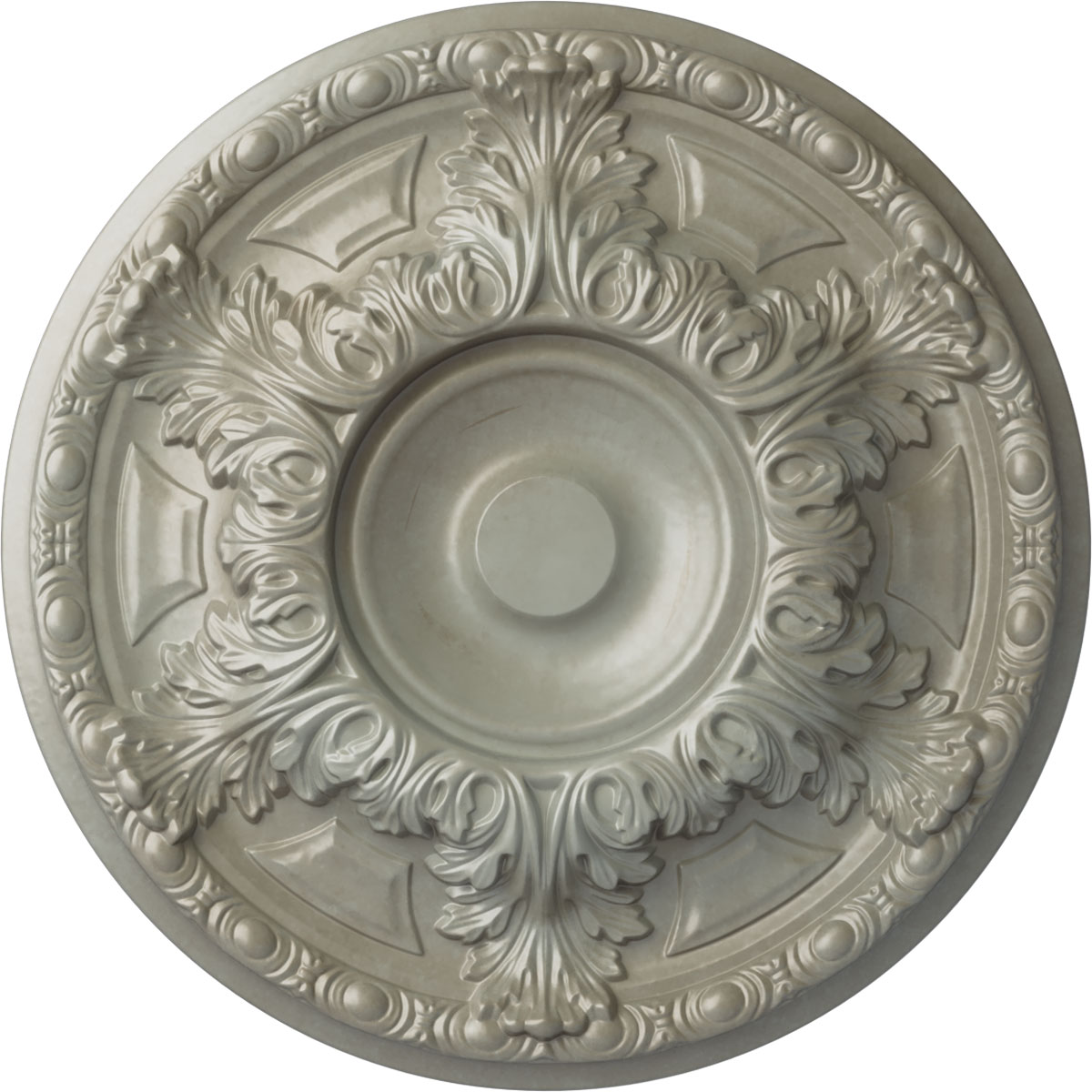 Ekena Millwork CM19GAFLS Granada 19-in W x 19-in L Painted Flash Gold Polyurethane Whole Ceiling Medallion