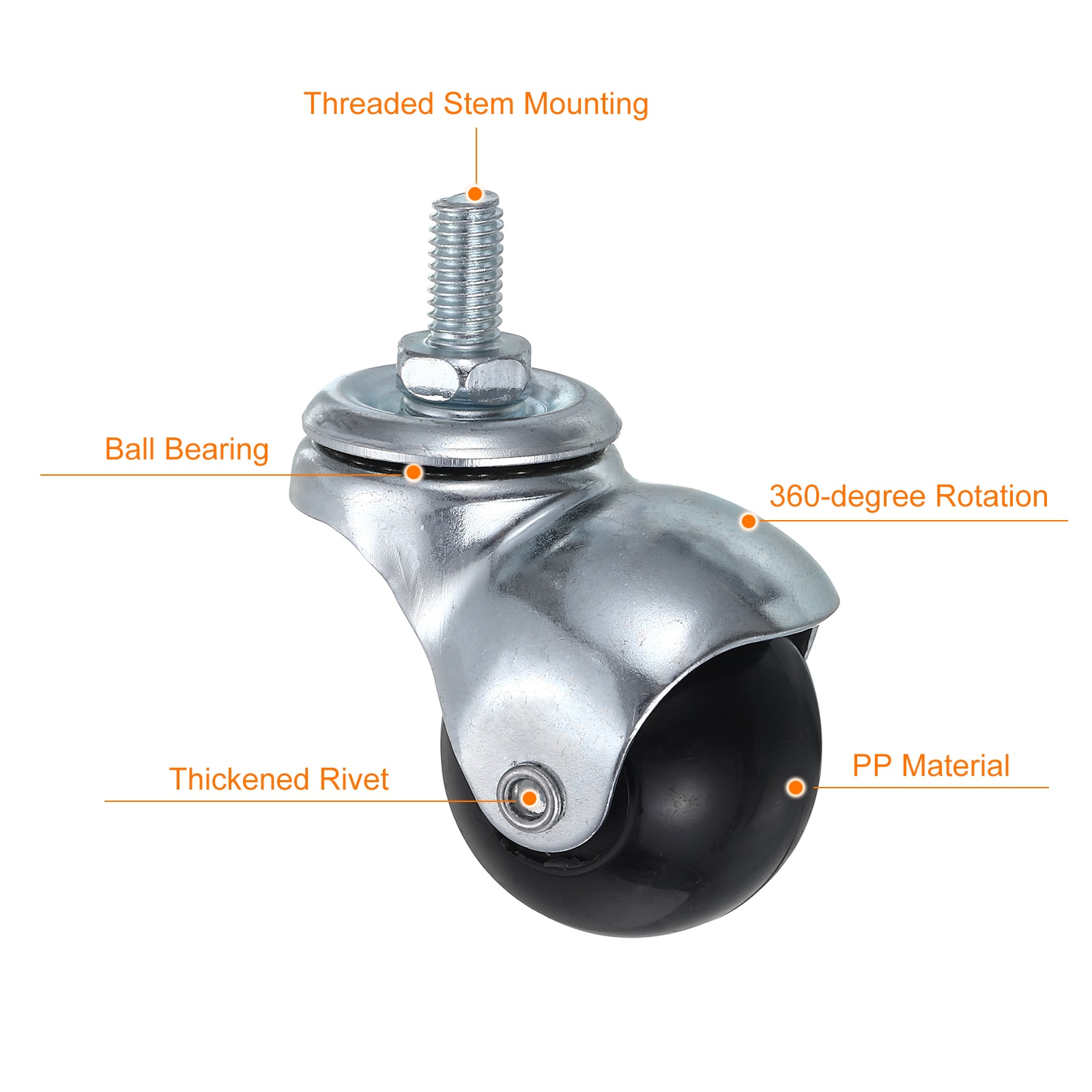 Unique Bargains S25072801UX2237 casters - View #3