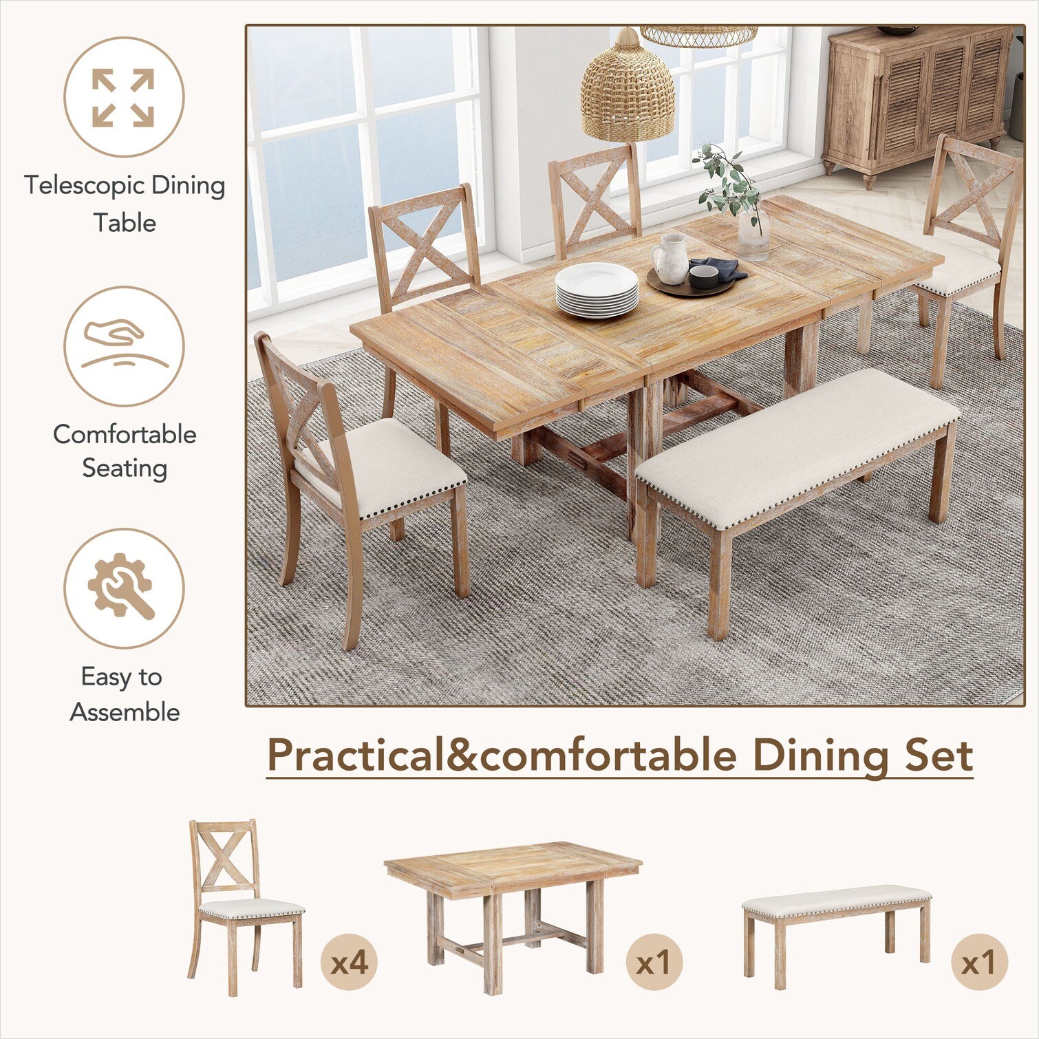 SunJet B529UNFBTA75 Dining-Sets - View #7