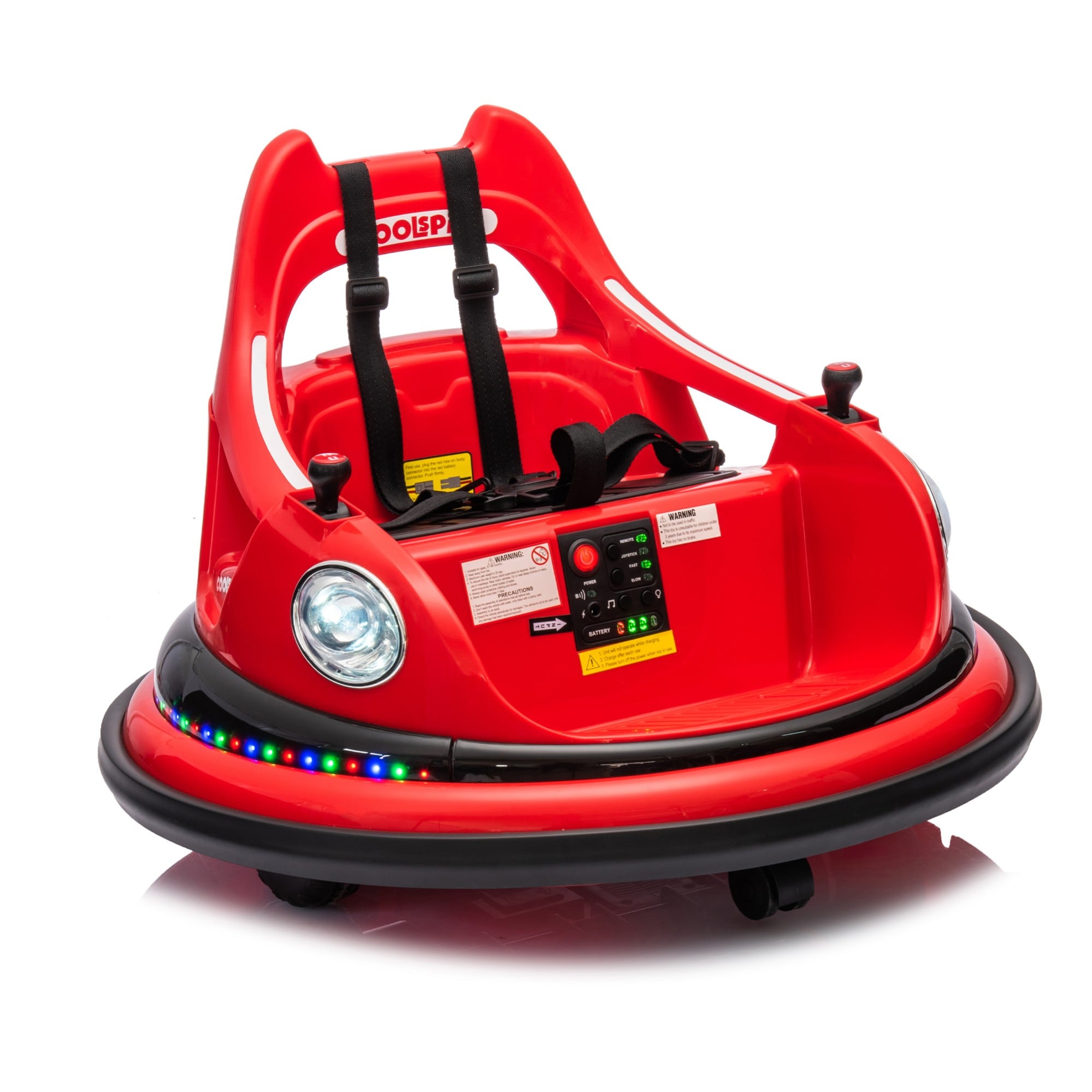 Siavonce XH63AAE Ride on Bumper Car 12-volt Riding toys Battery Included Charger Included