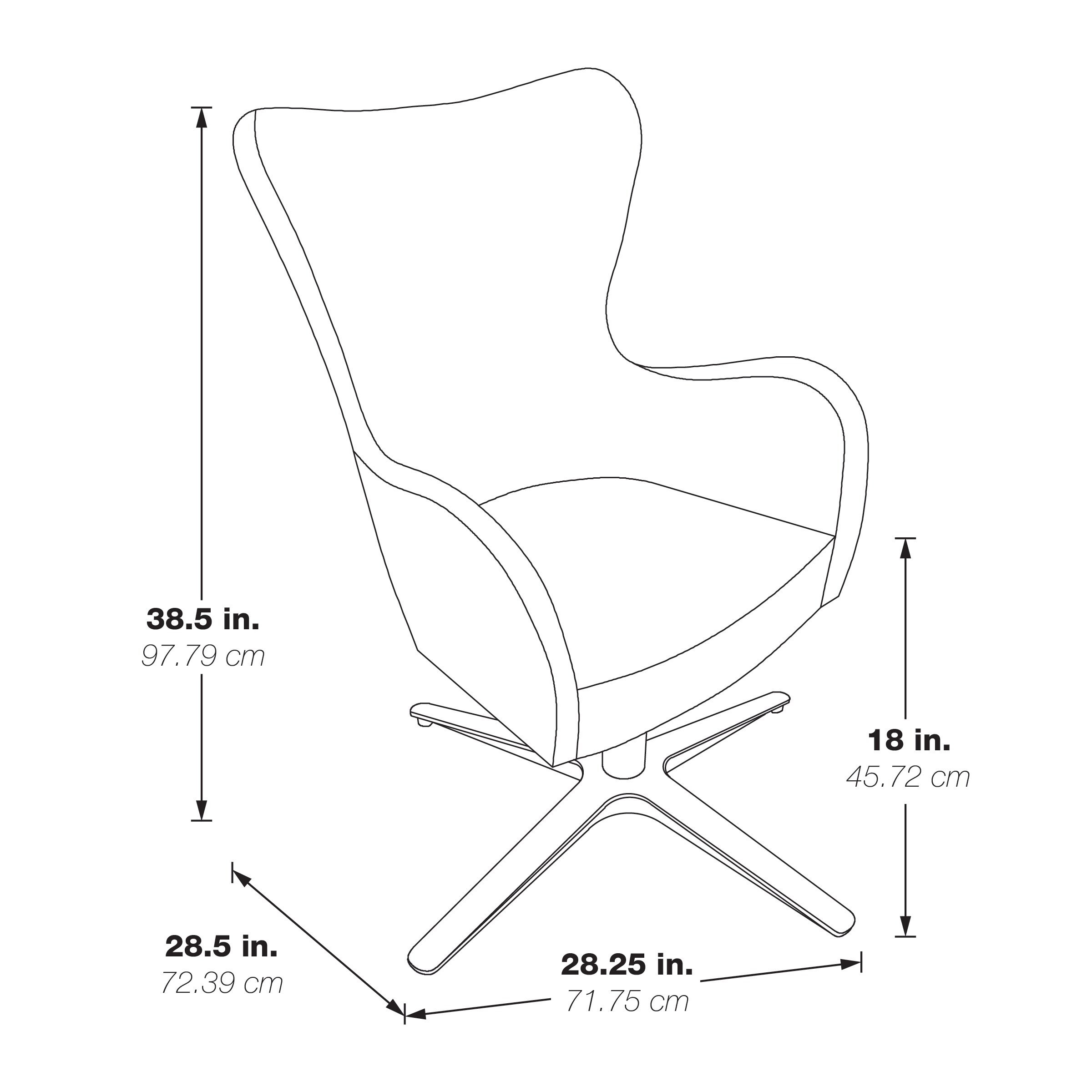 Office Star Products LS5387AL-R103 chairs - View #8