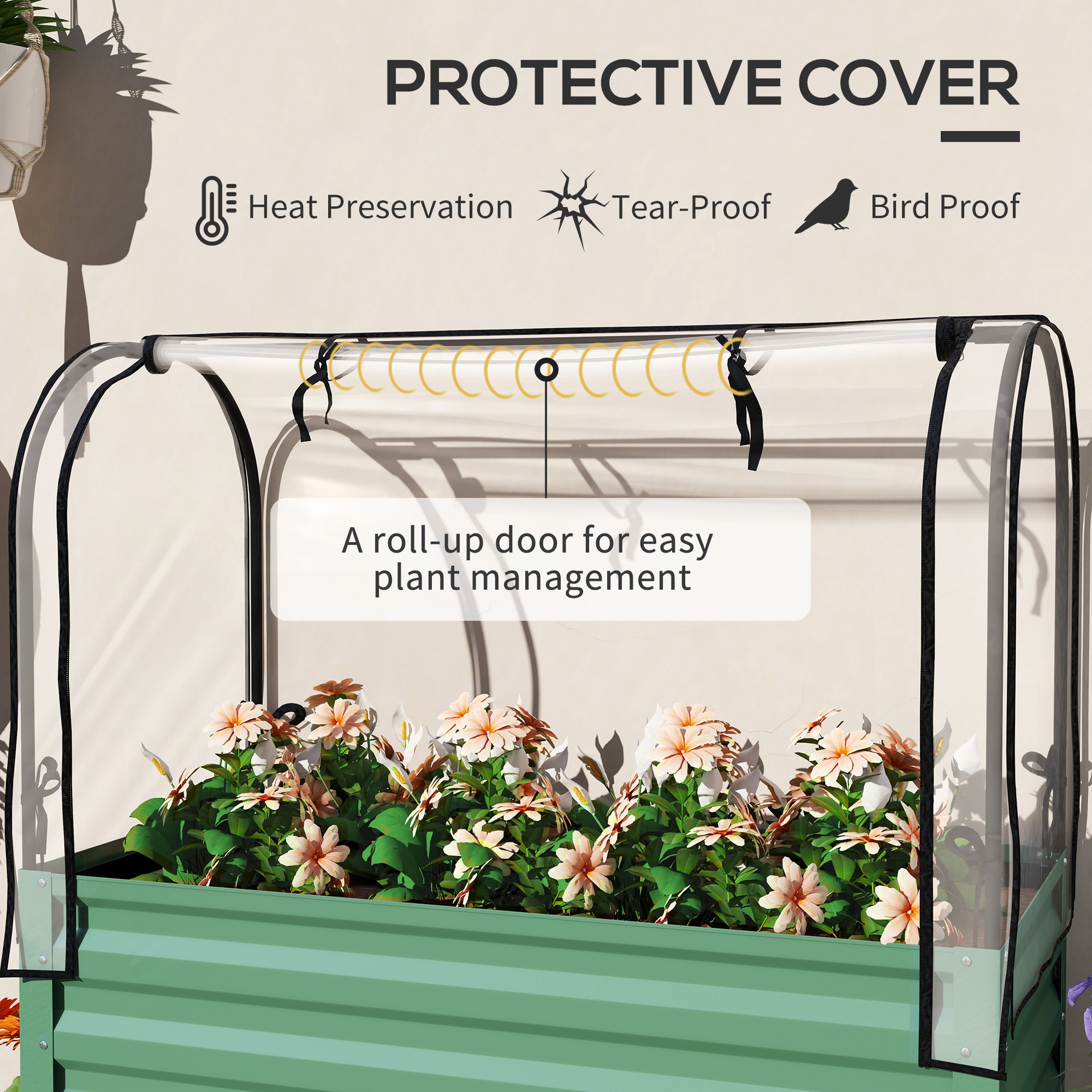 Outsunny 84H-035V00GN Raised-Planter-Boxes - View #3