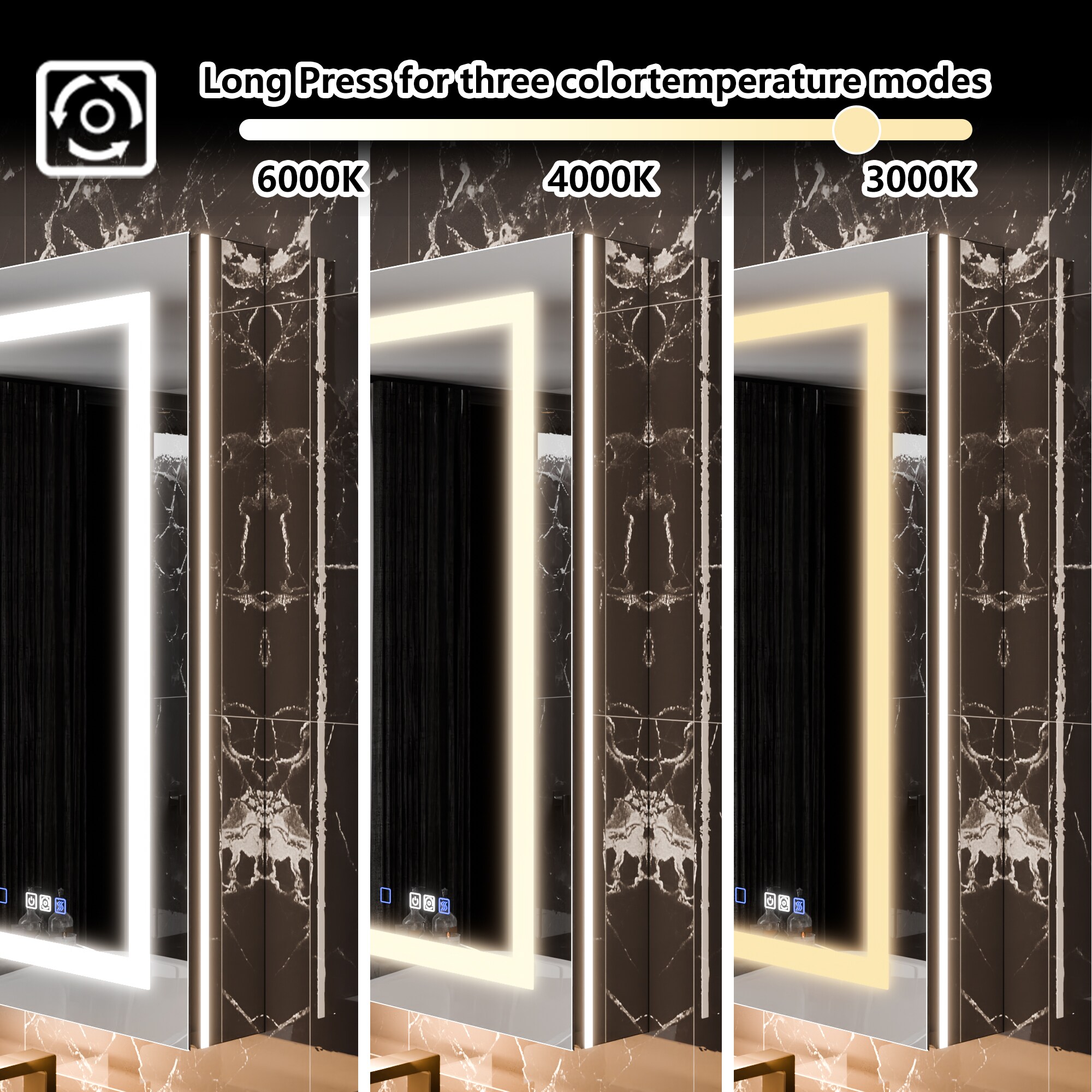 WELLFOR EX-V11MD2436R Bathroom-Medicine-Cabinets - View #8