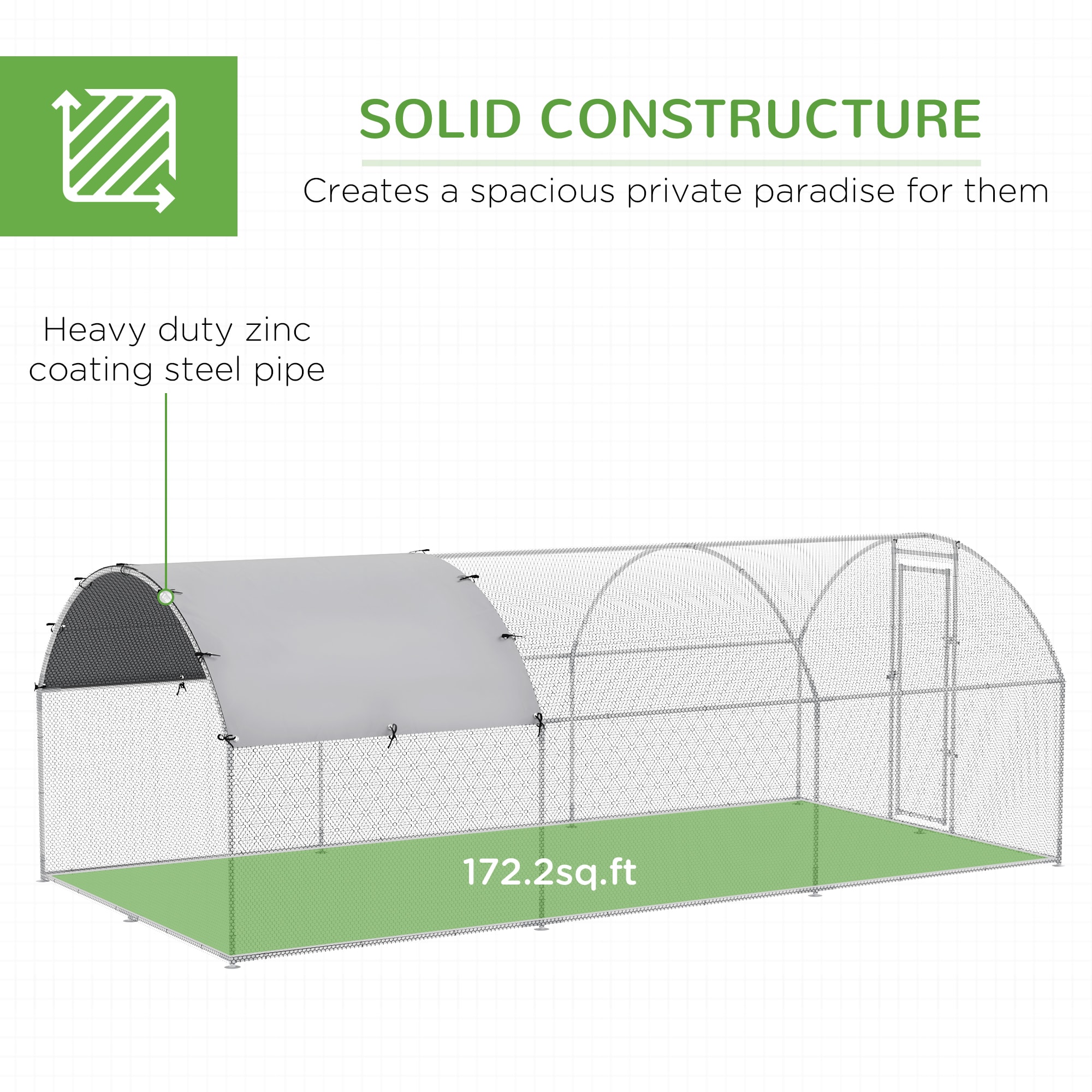 Maocao Hoom JL166433 Chicken-Coops-Rabbit-Hutches - View #5