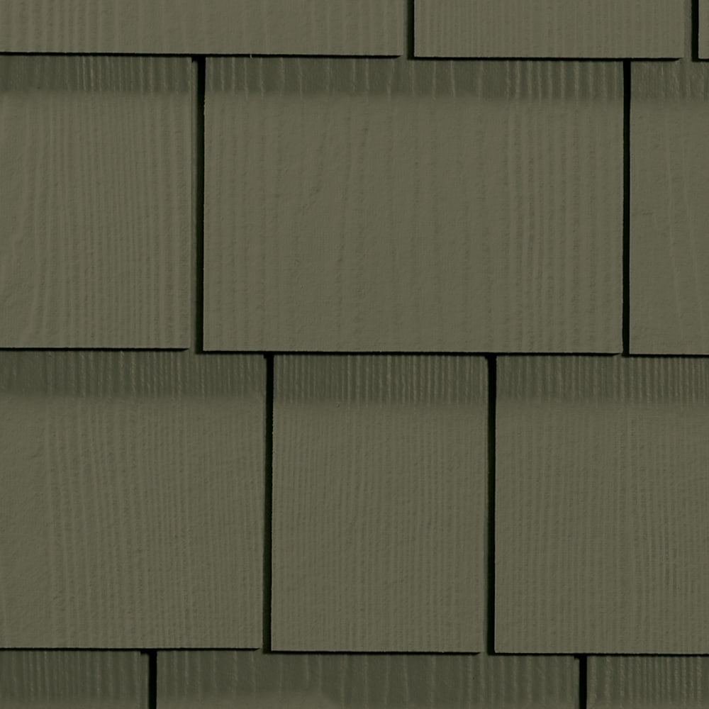 James Hardie 6801301 Statement Collection HZ5 Straight Fiber Cement Cedarmill Shingle siding panel Mountain Sage 15.25-in x 48-in