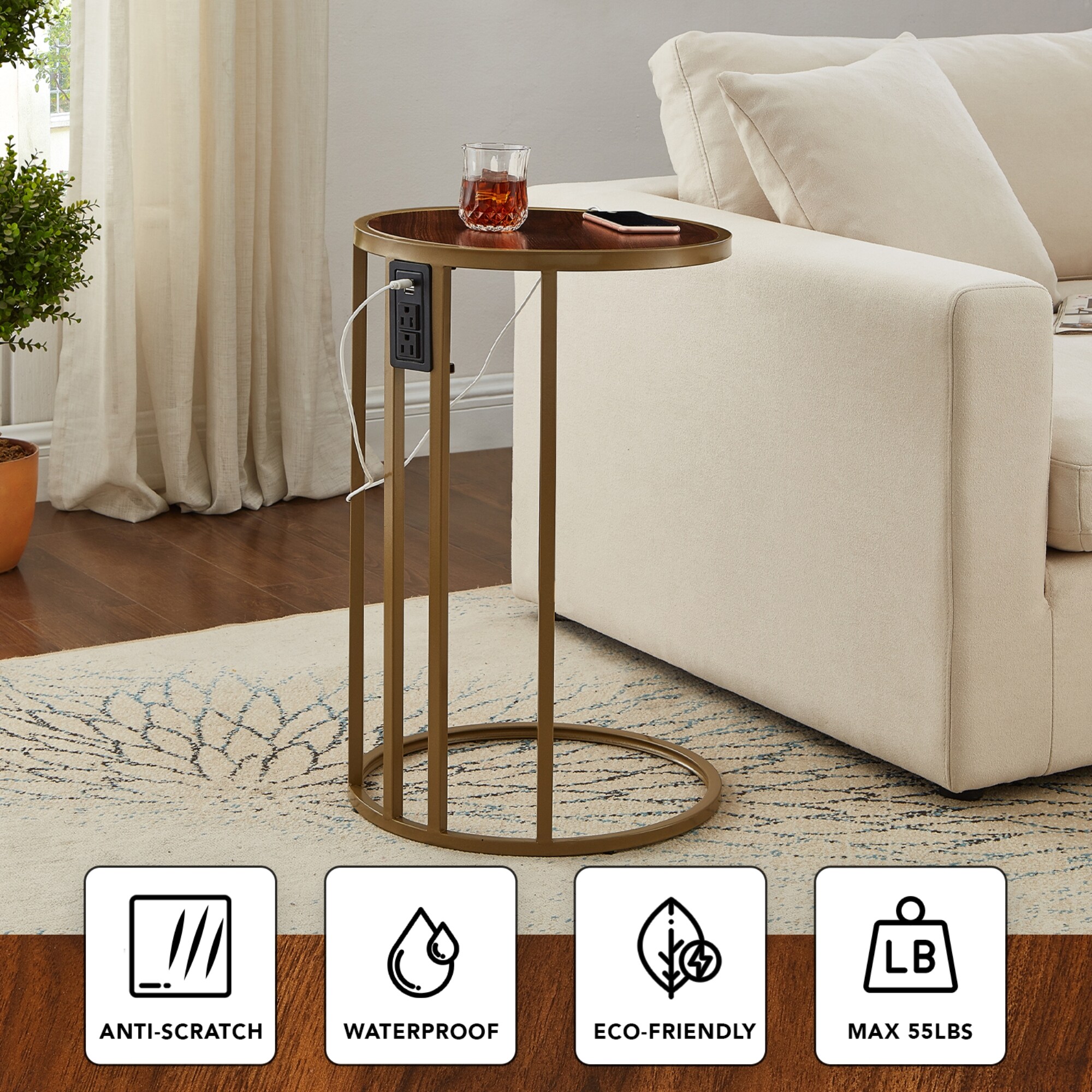 Loft Lyfe LET212-09WT-LS End-Tables - View #2