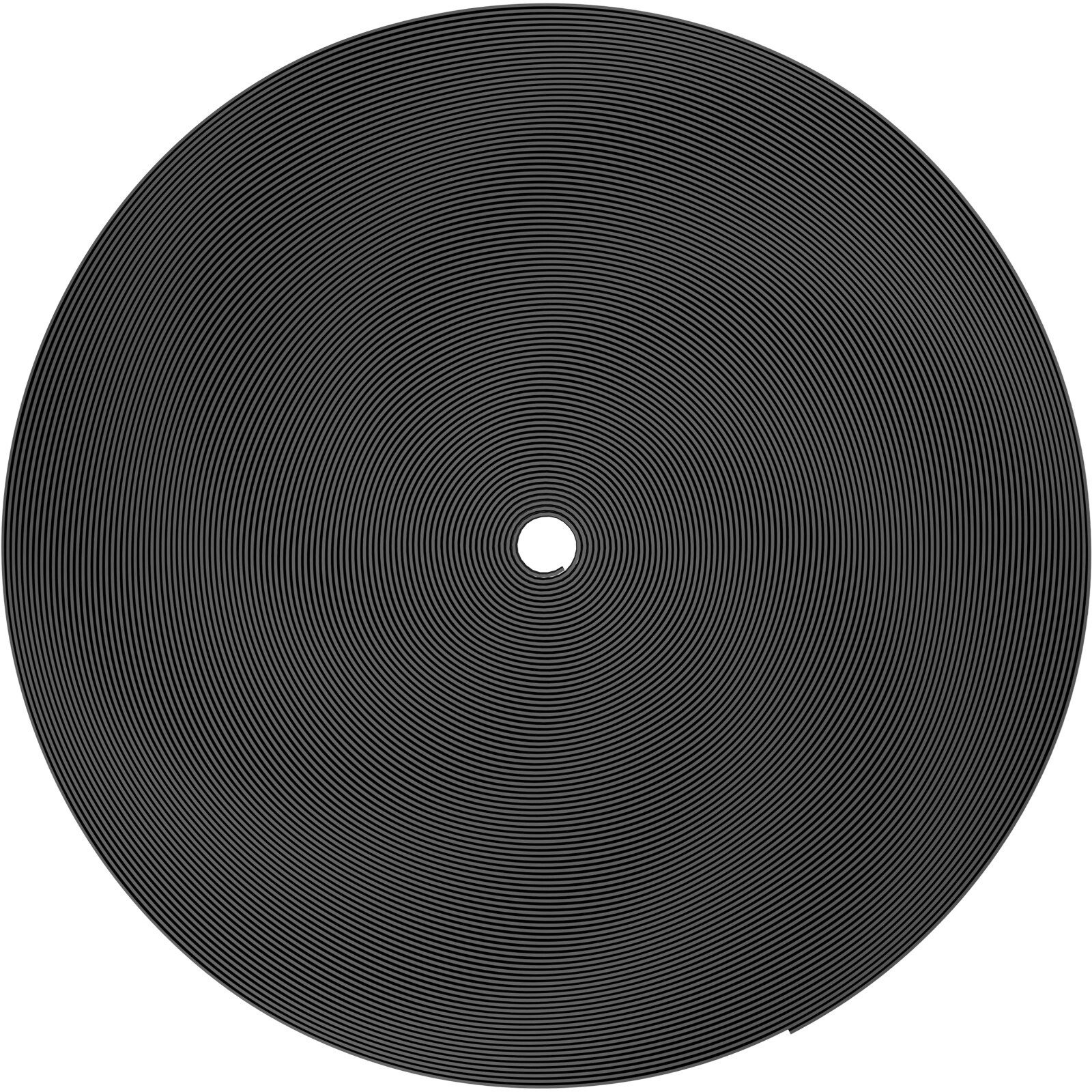 Black Vinyl 10" x 300 ft Landscape Edging Roll
