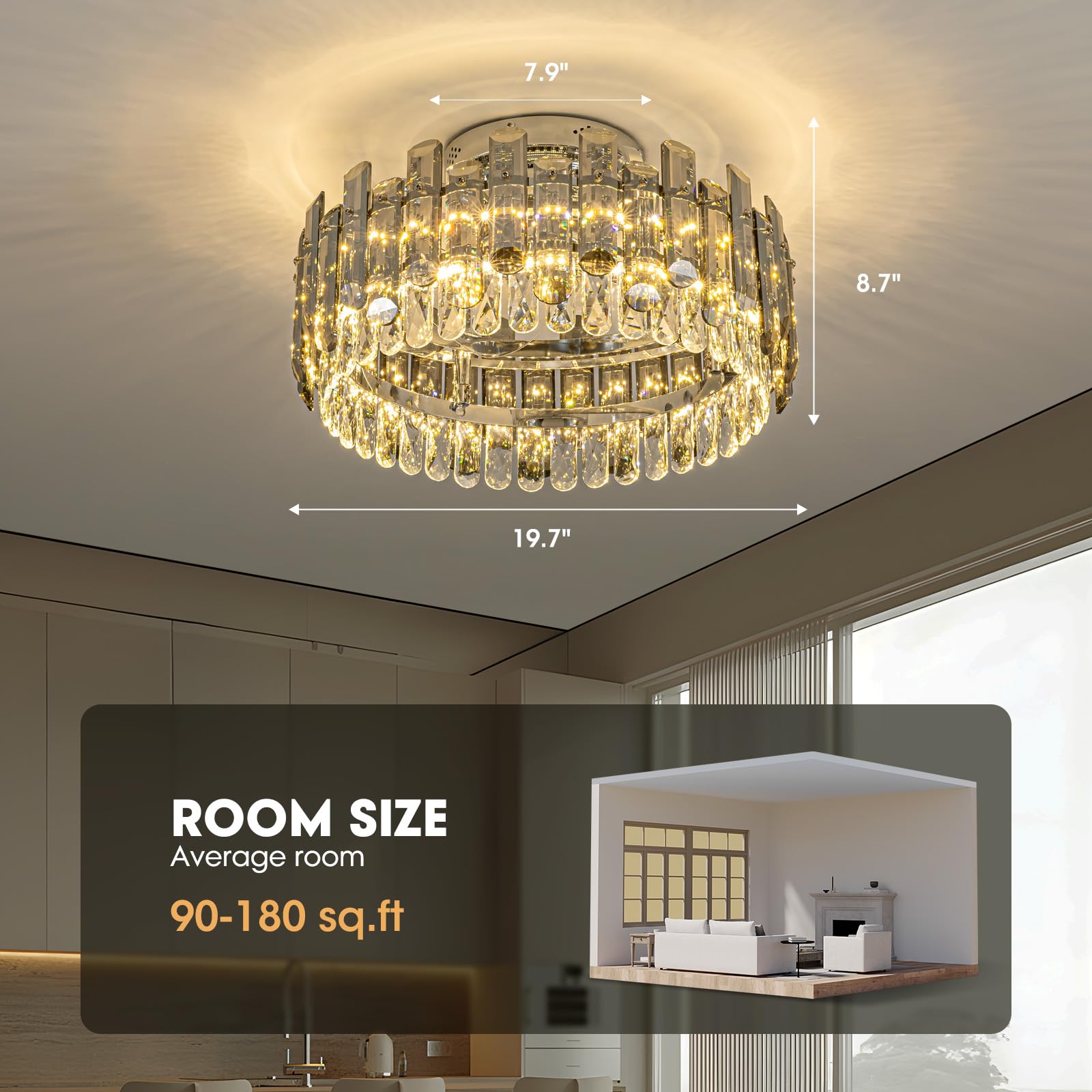 SILJOY CFL-1180-01 Ceiling-Fans - View #3