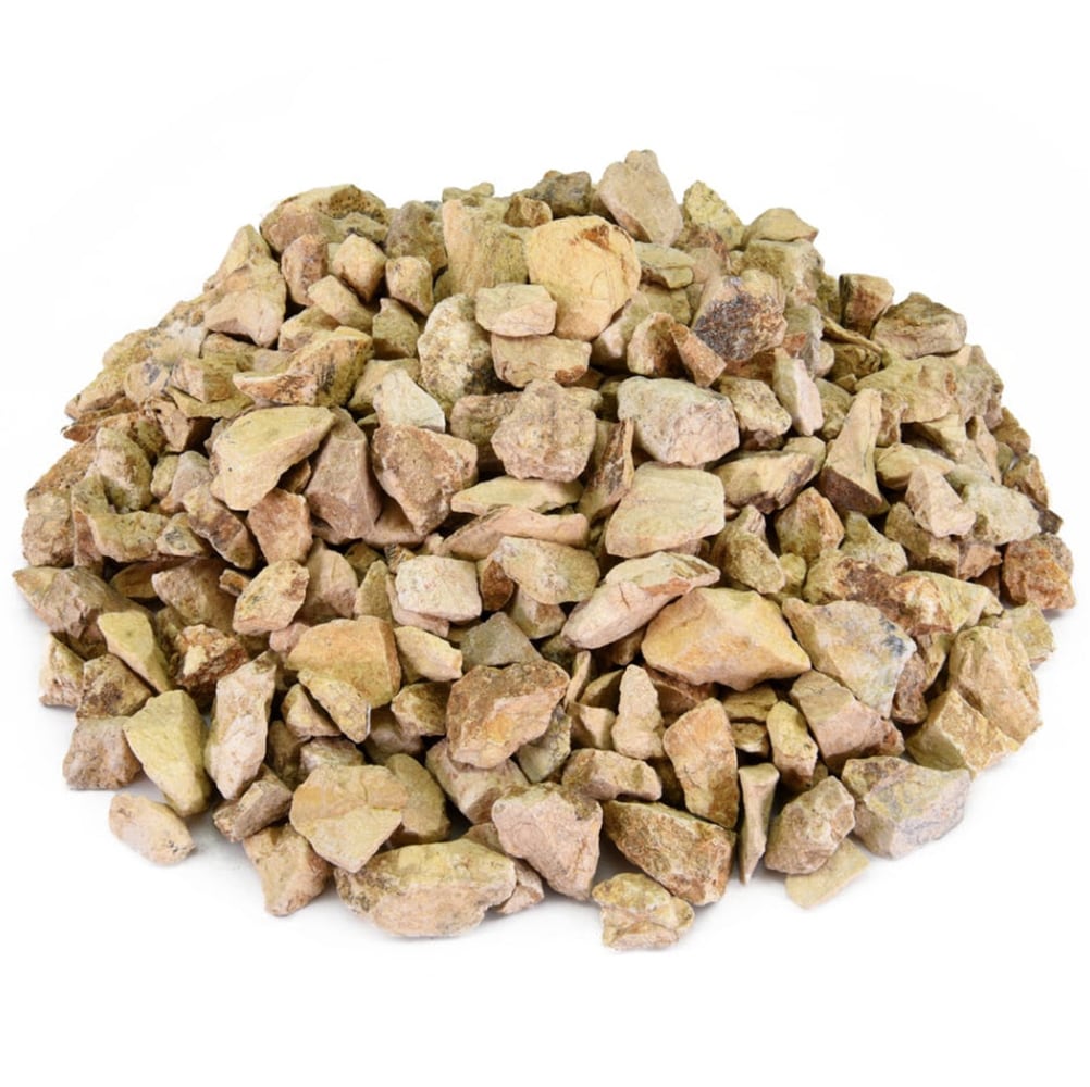 Yard Elements YDE002-0261LW 14 Cubic feet 1000-lbs. Gold Crushed stone ( 0.5 - 3.0-in Rock Size )