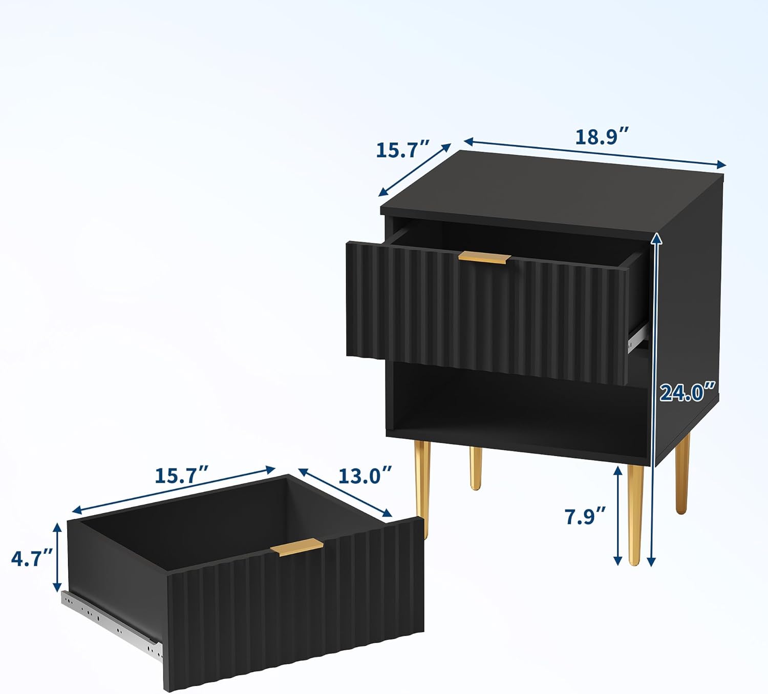 GAOMON CQC-XIGYFR-B6P1 nightstands - View #3