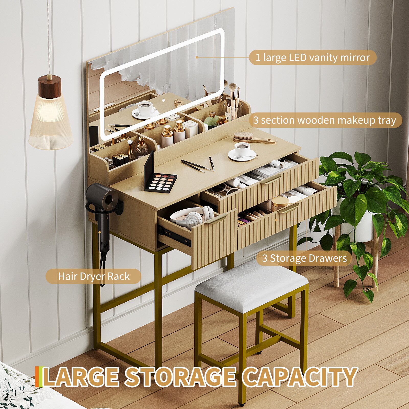 Garvee CK0-CRL-1WVK Bedroom-Vanities - View #5