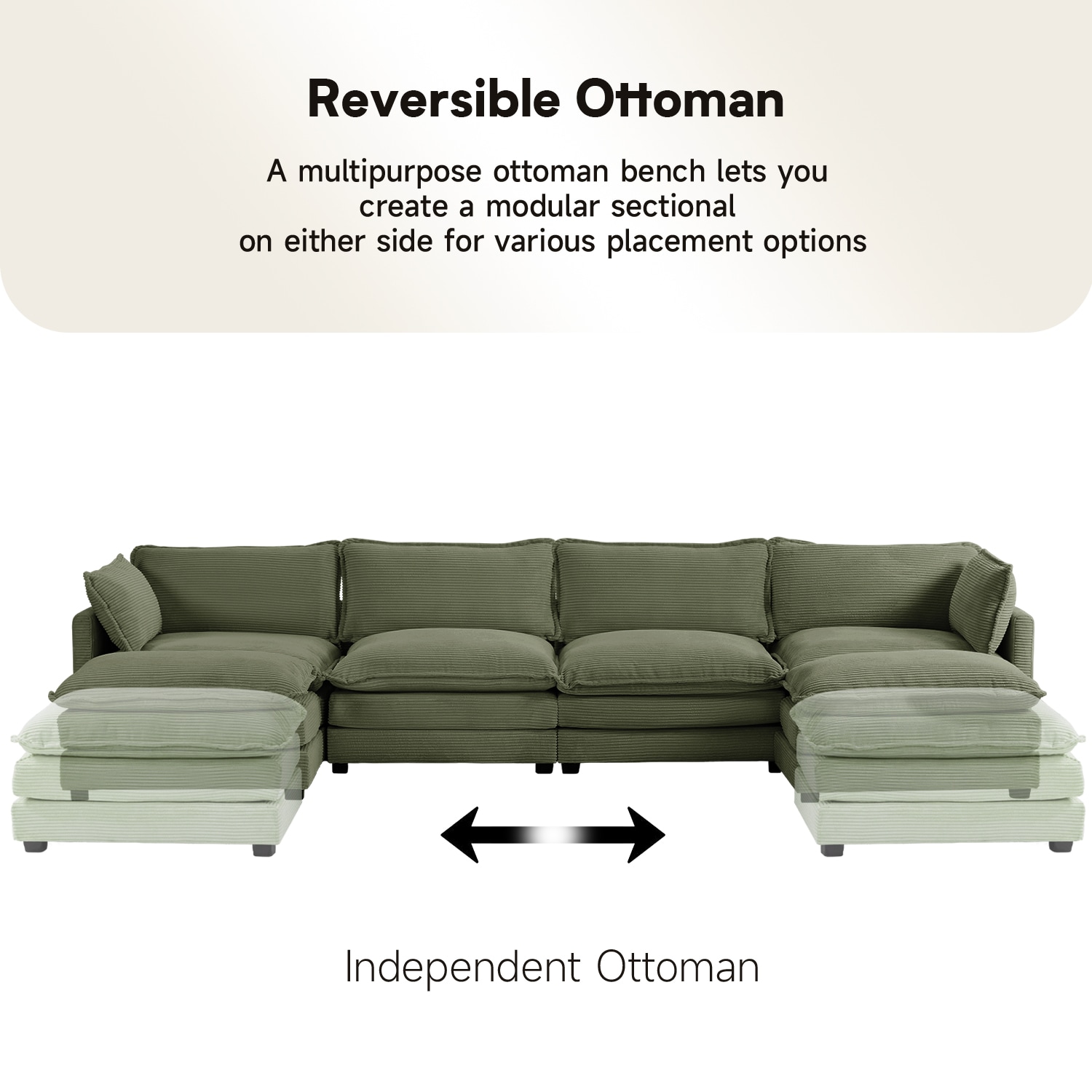 VOUA SAF-LYD2Z-NV Sofas-Loveseats - View #6