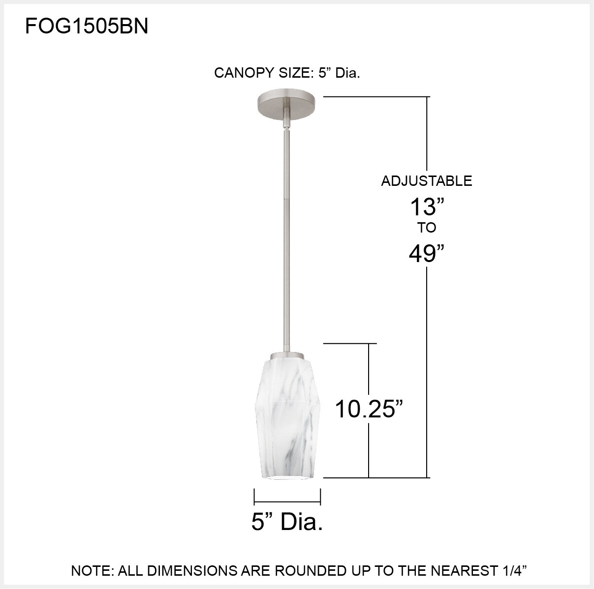 Quoizel FOG1505BN Pendant-Lights - View #5