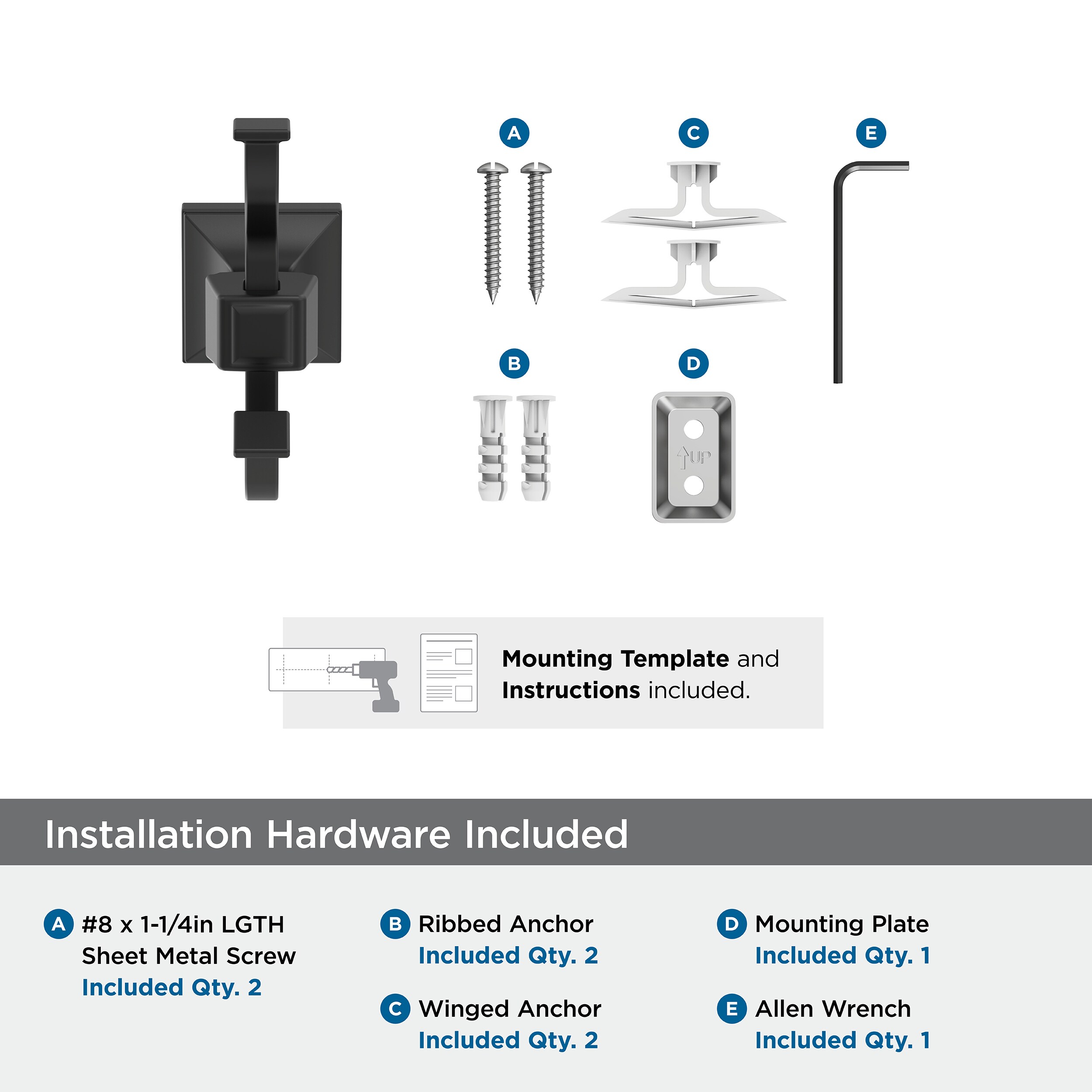 Amerock BH36020MB Robe-Hooks - View #7