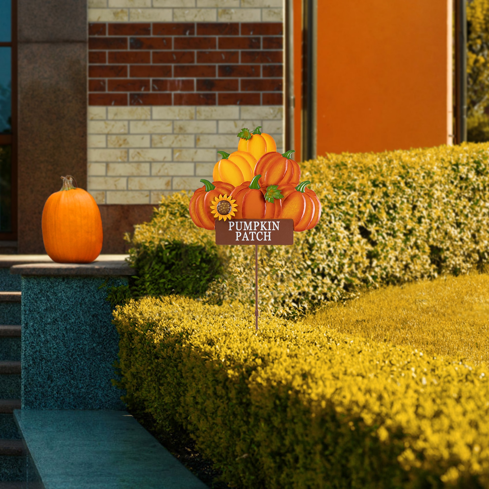 Glitzhome 2006500002 Outdoor-Thanksgiving-Decor - View #3