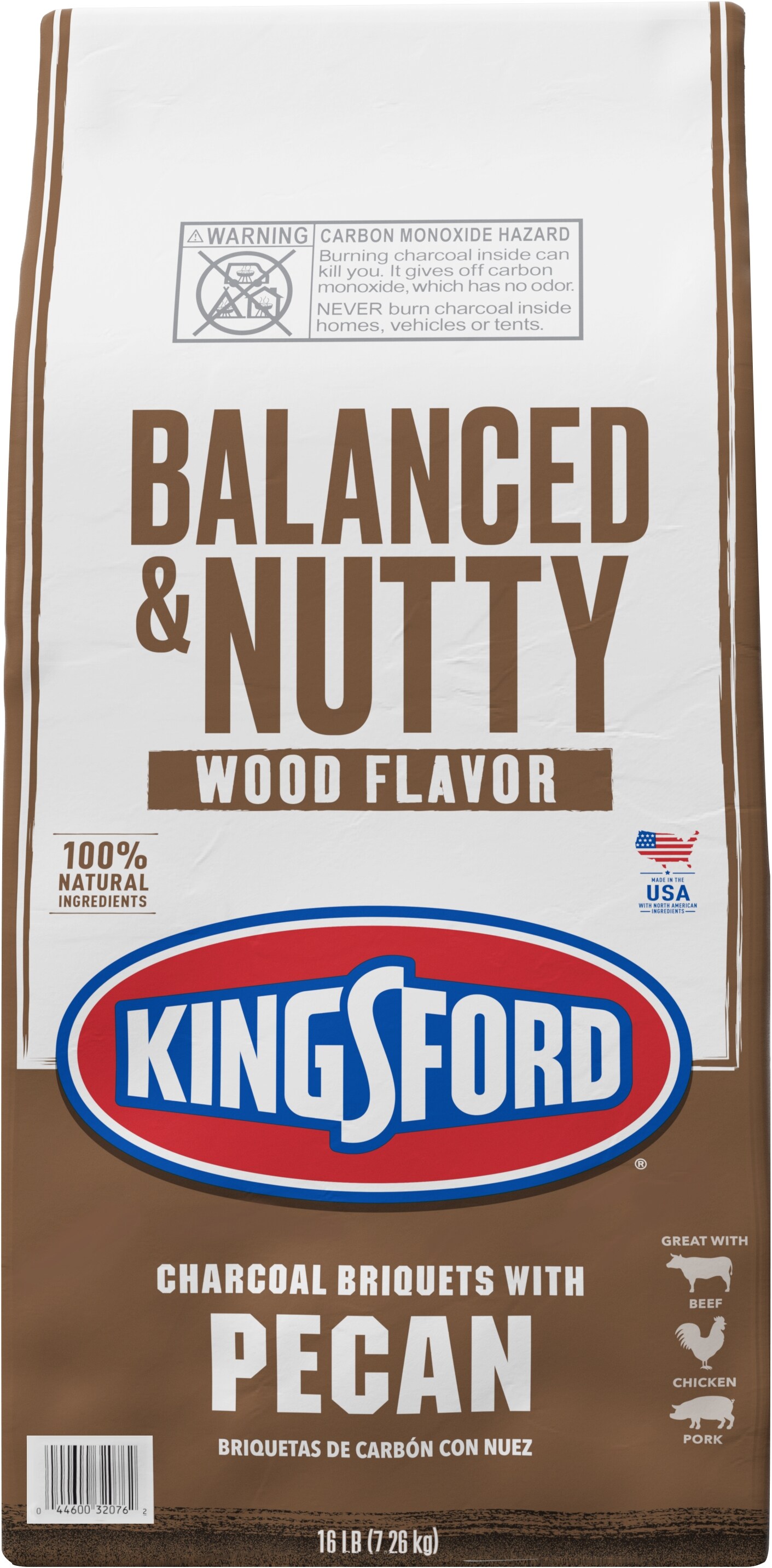 Kingsford 4460032076 16-lb Pecan Charcoal Briquettes