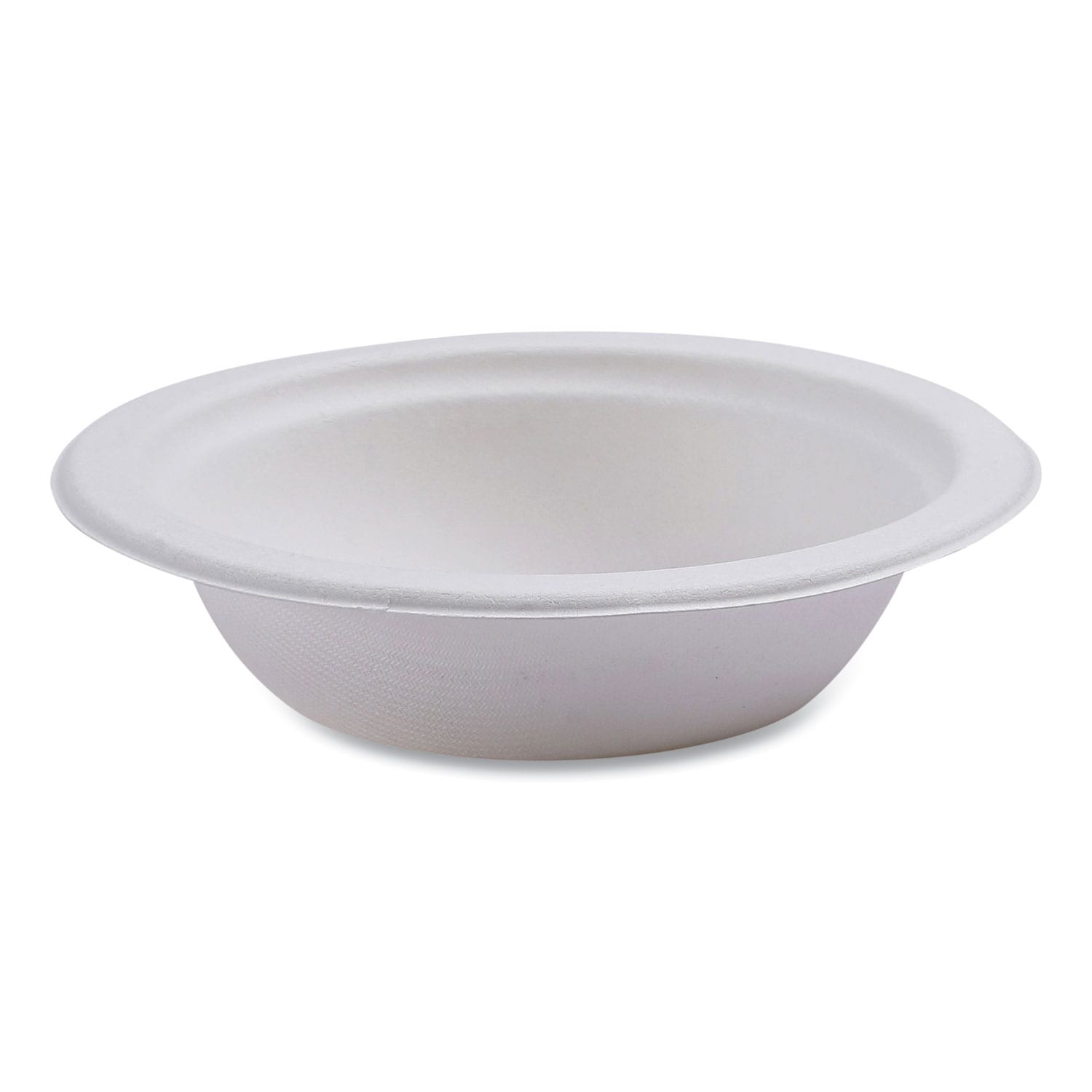 Eco-Products Vanguard Renewable and Compostable Sugarcane Bowls 12 oz White 1000/Carton #EP-BL12NFA