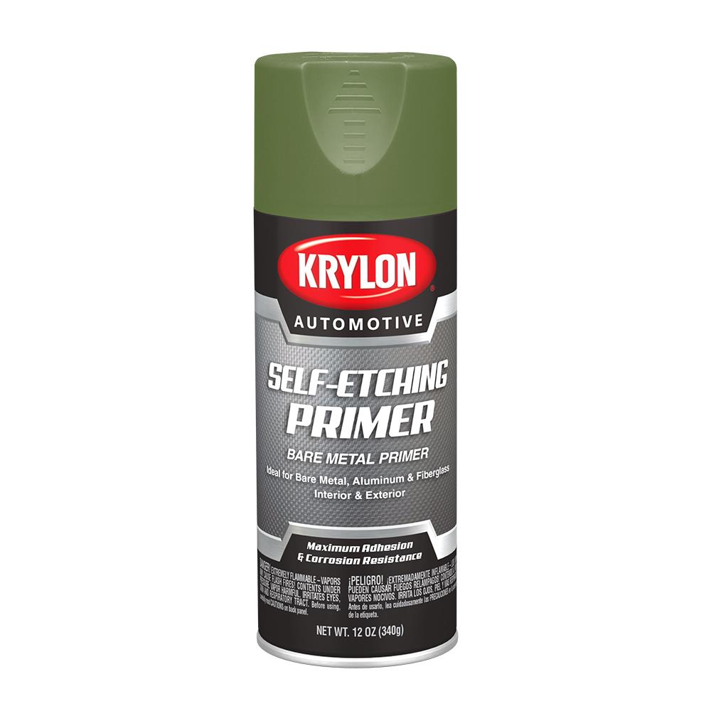 Krylon High Performance Flat Green Spray Paint (NET WT. 12-oz) at