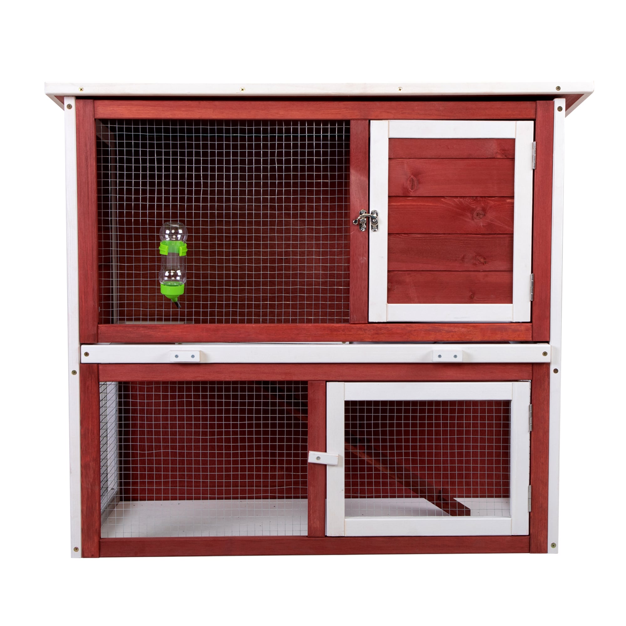 LIVIZA MSST12M0242 Red Wood Rabbit hutch