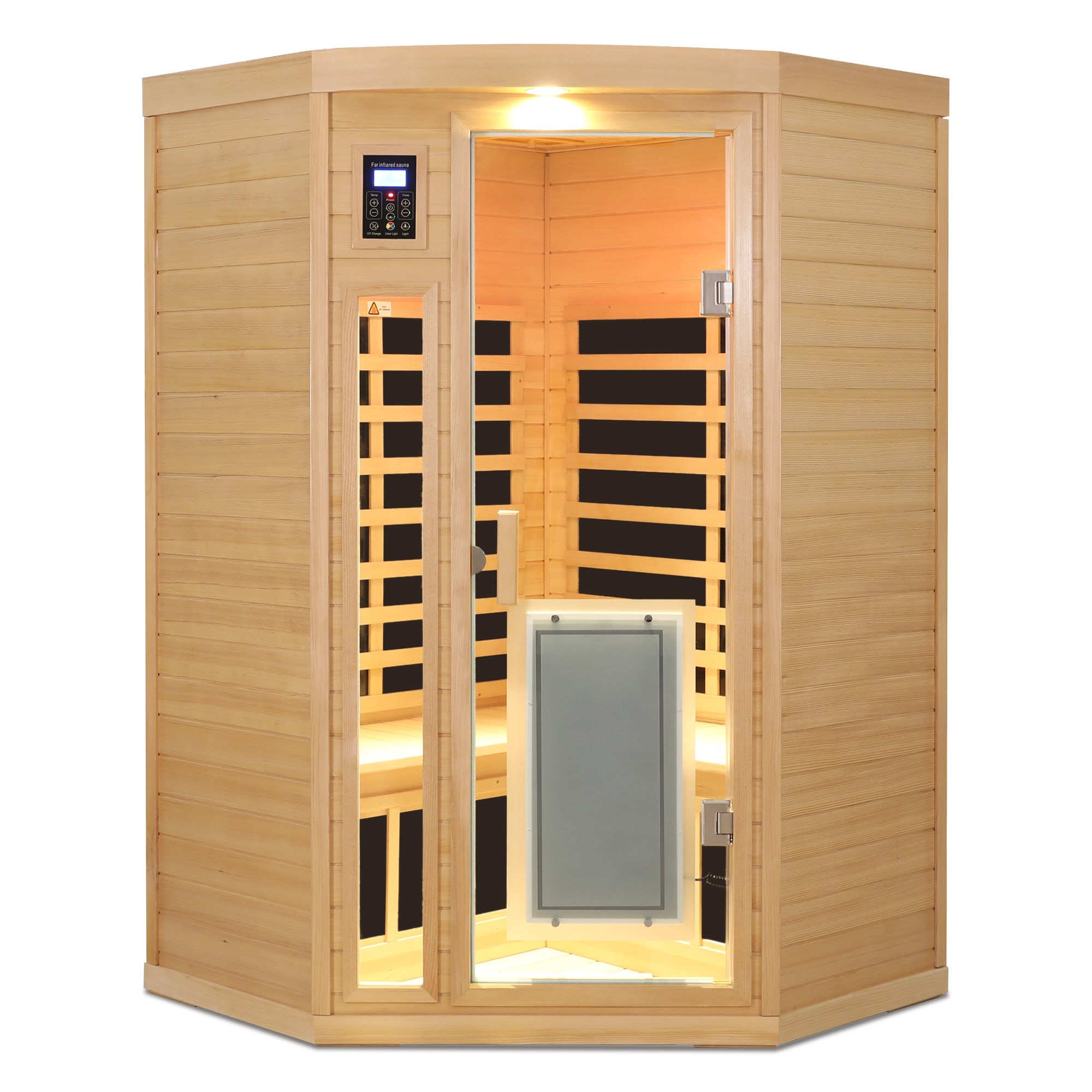CASAINC CA-HO-40004 75.67-in H x 36.22-in W x 47.24-in D Wood Infrared sauna