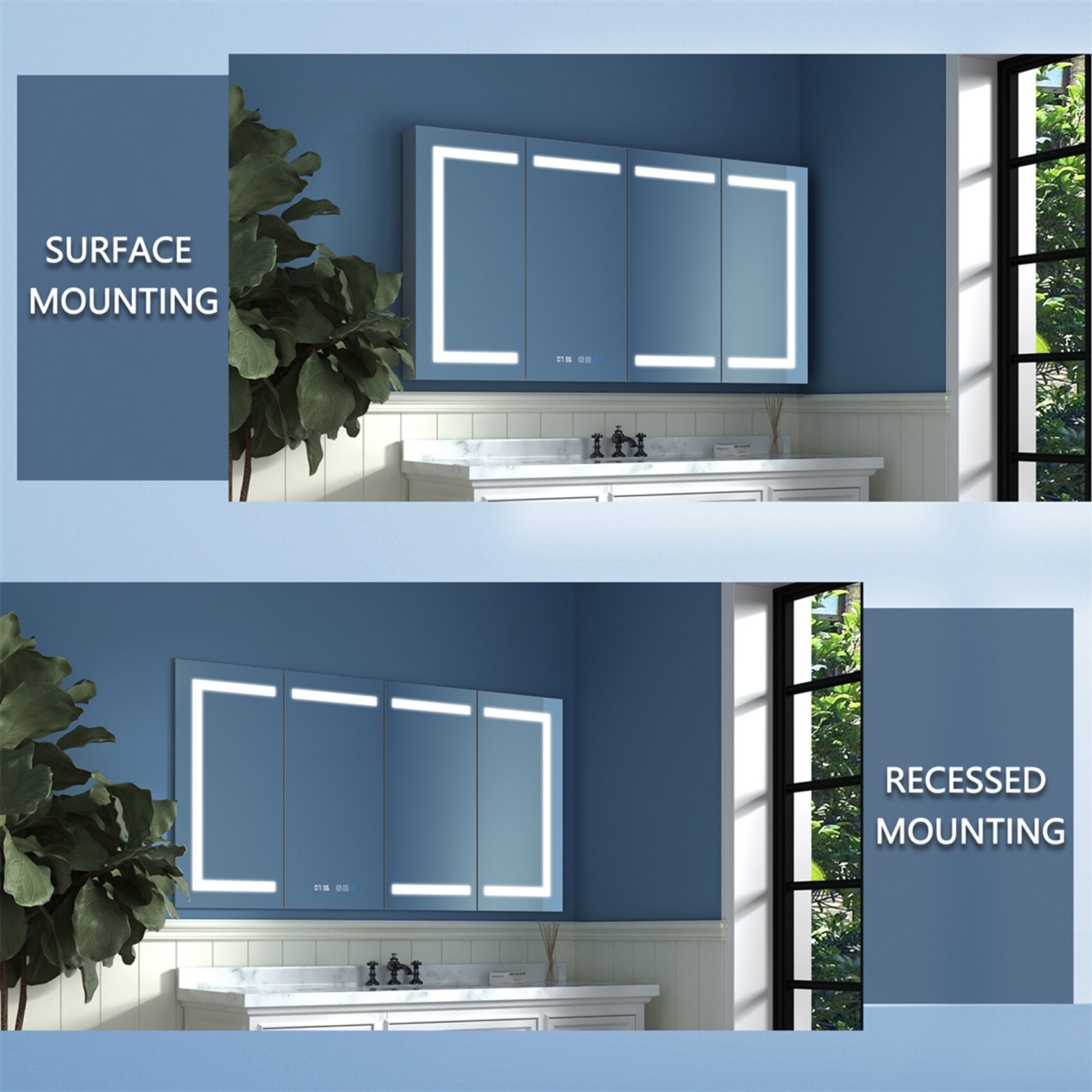 ExBrite W7MC6036 Bathroom-Medicine-Cabinets - View #9