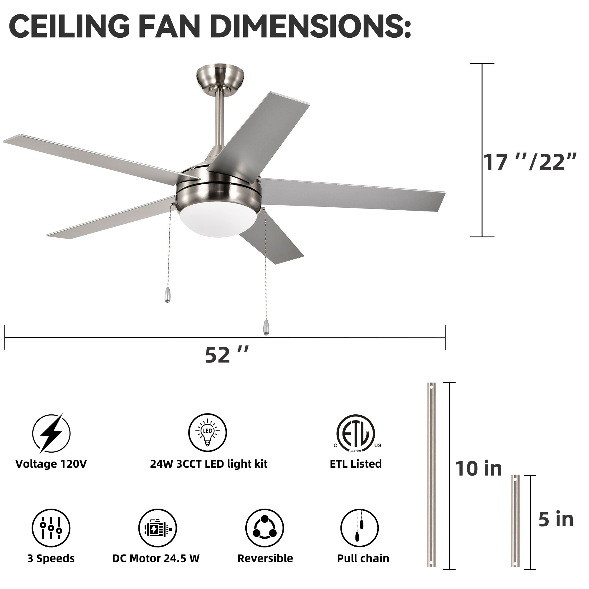 Edvivi FFG7762BN Ceiling-Fans - View #6