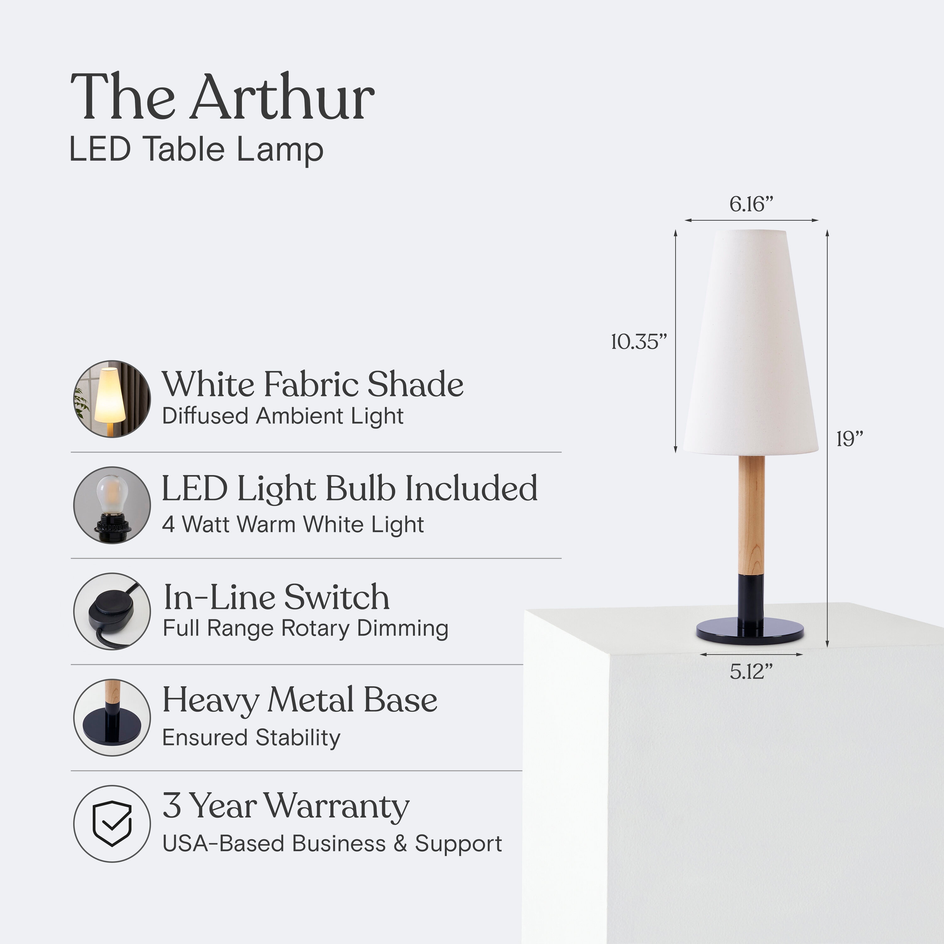 Brightech TL-ARTHR Table-Lamps - View #3