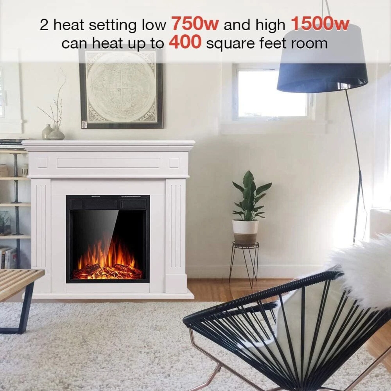 Antarctic Star LSAS-SM1804W Electric-Fireplaces - View #7
