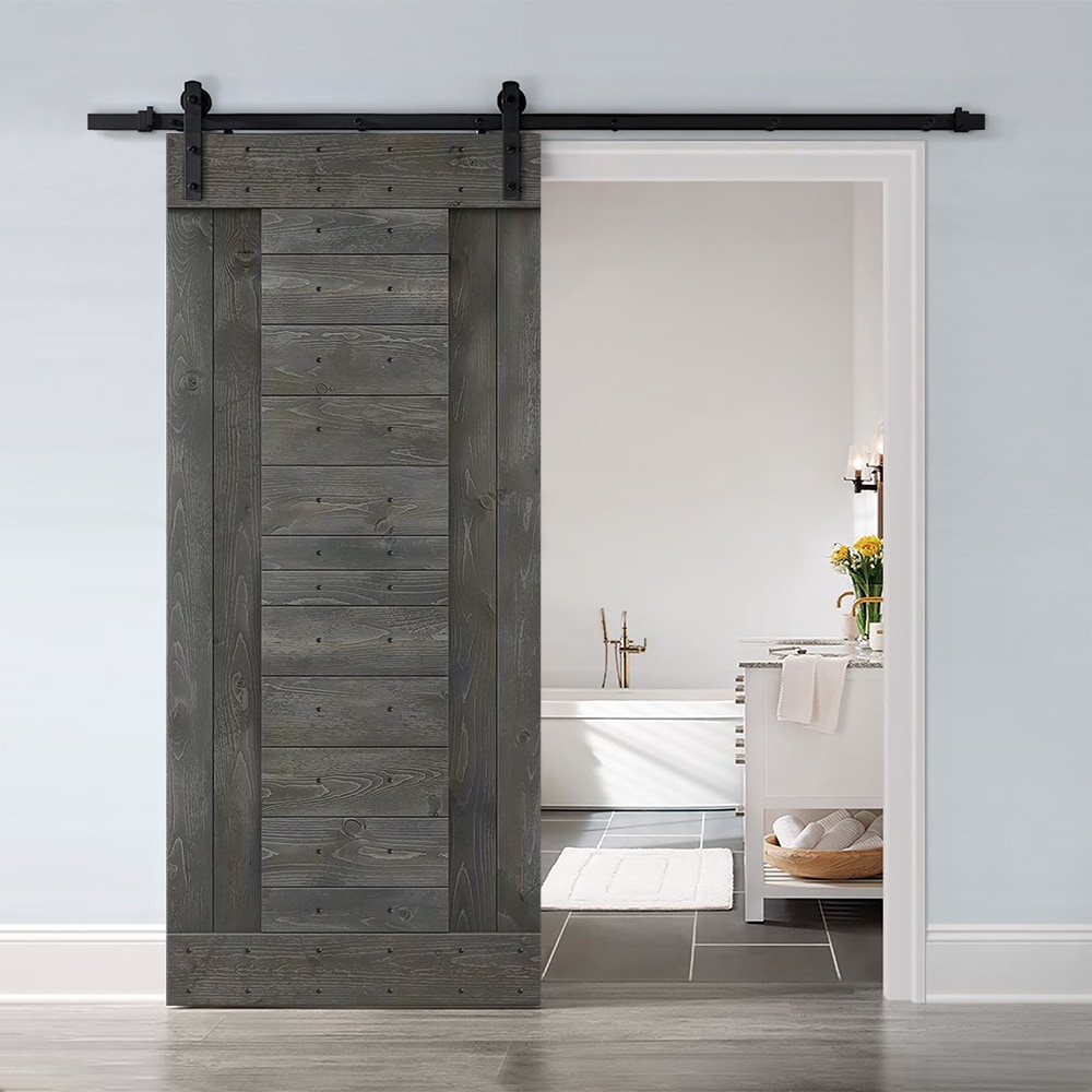 CALHOME SMK-72+DIY-N3-36CG Barn-Doors - View #2
