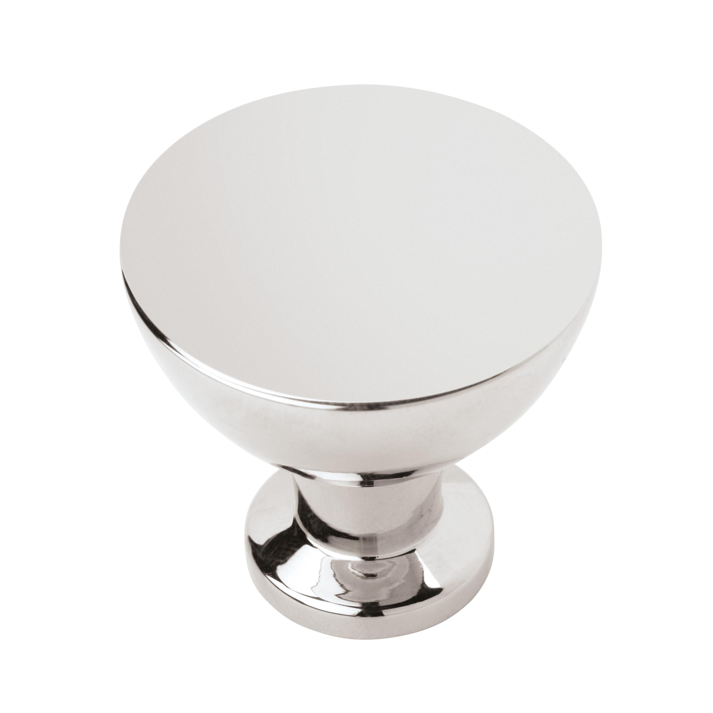 Amerock 25VMP3733026 Grail 1-5/16-in Polished Chrome Round Contemporary Cabinet Knob 25 -Pack