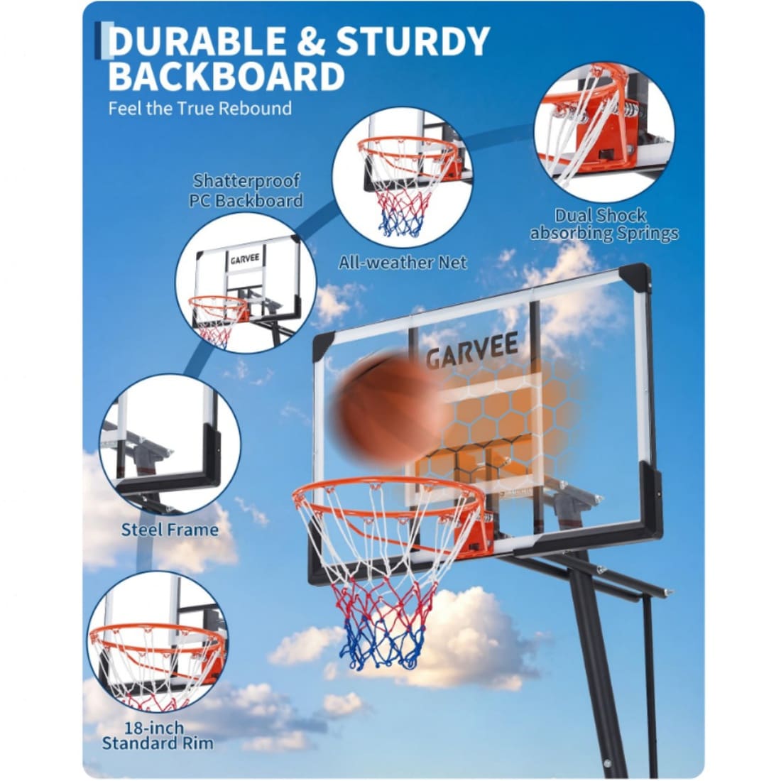 Garvee CPO-AWMDTPRLBXH6S Basketball-System - View #6