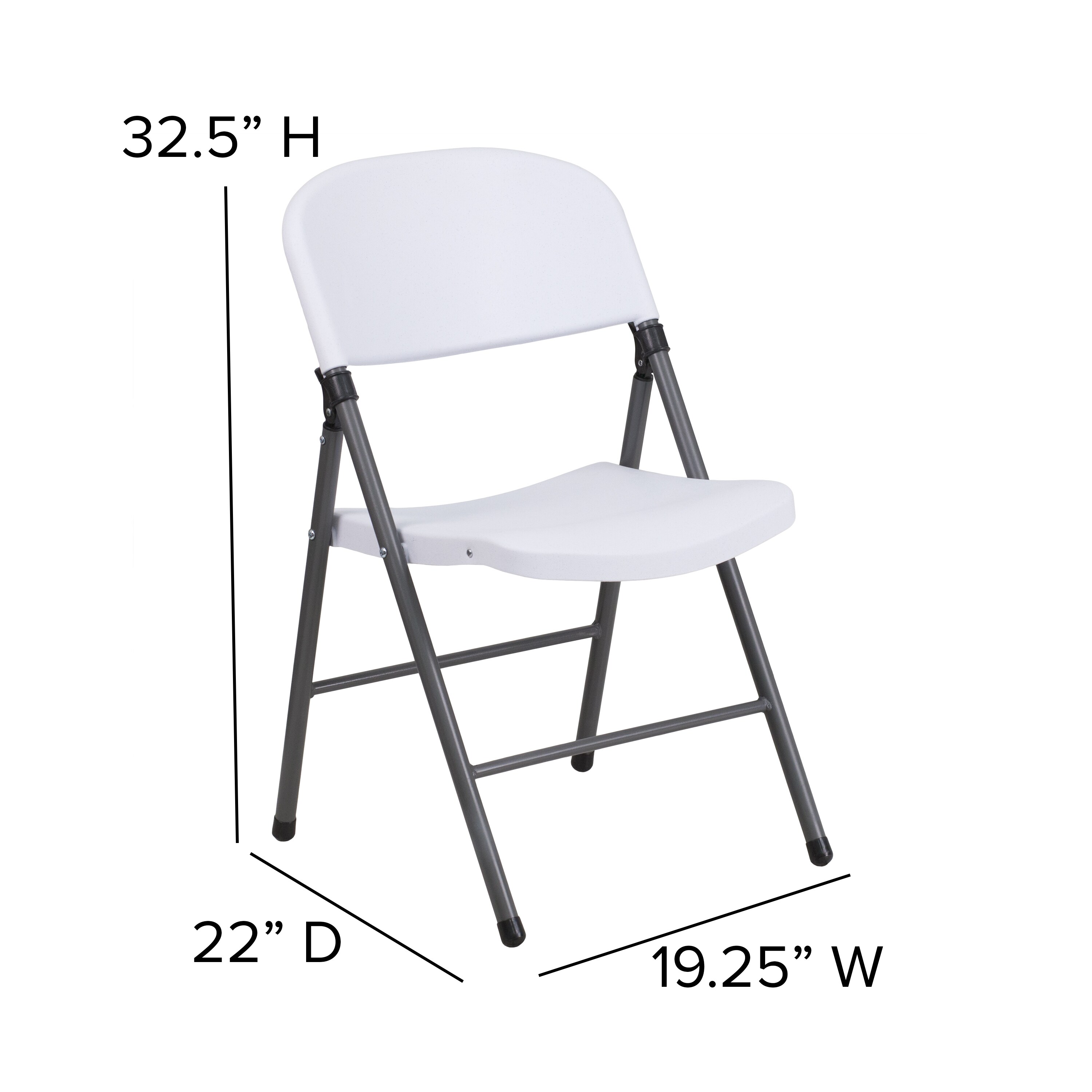 Lowes white best sale folding chairs