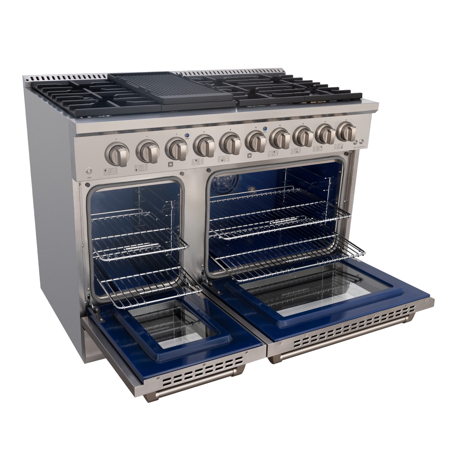 Akicon AK-JK48A1-SS Double-Oven-Gas-Ranges - View #5