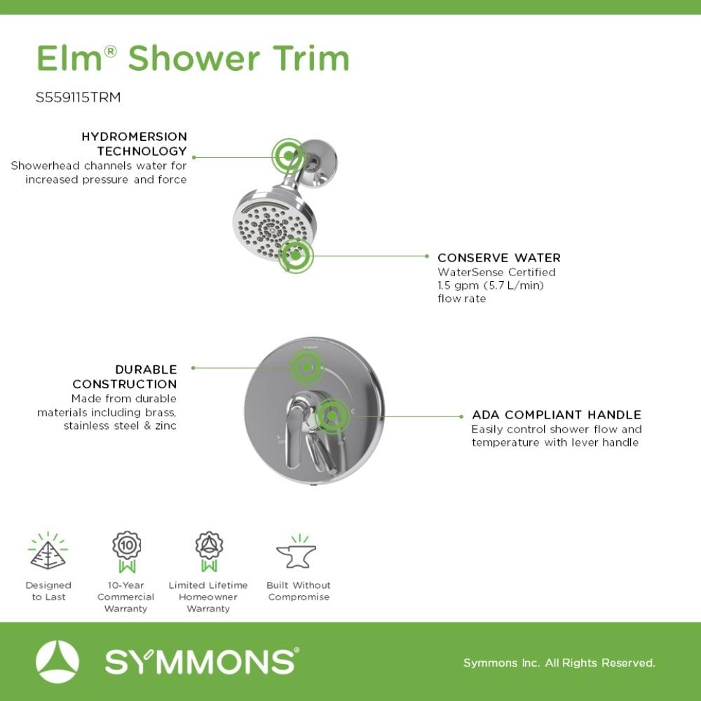 Symmons S559115TRM Tub-Shower-Faucets - View #3