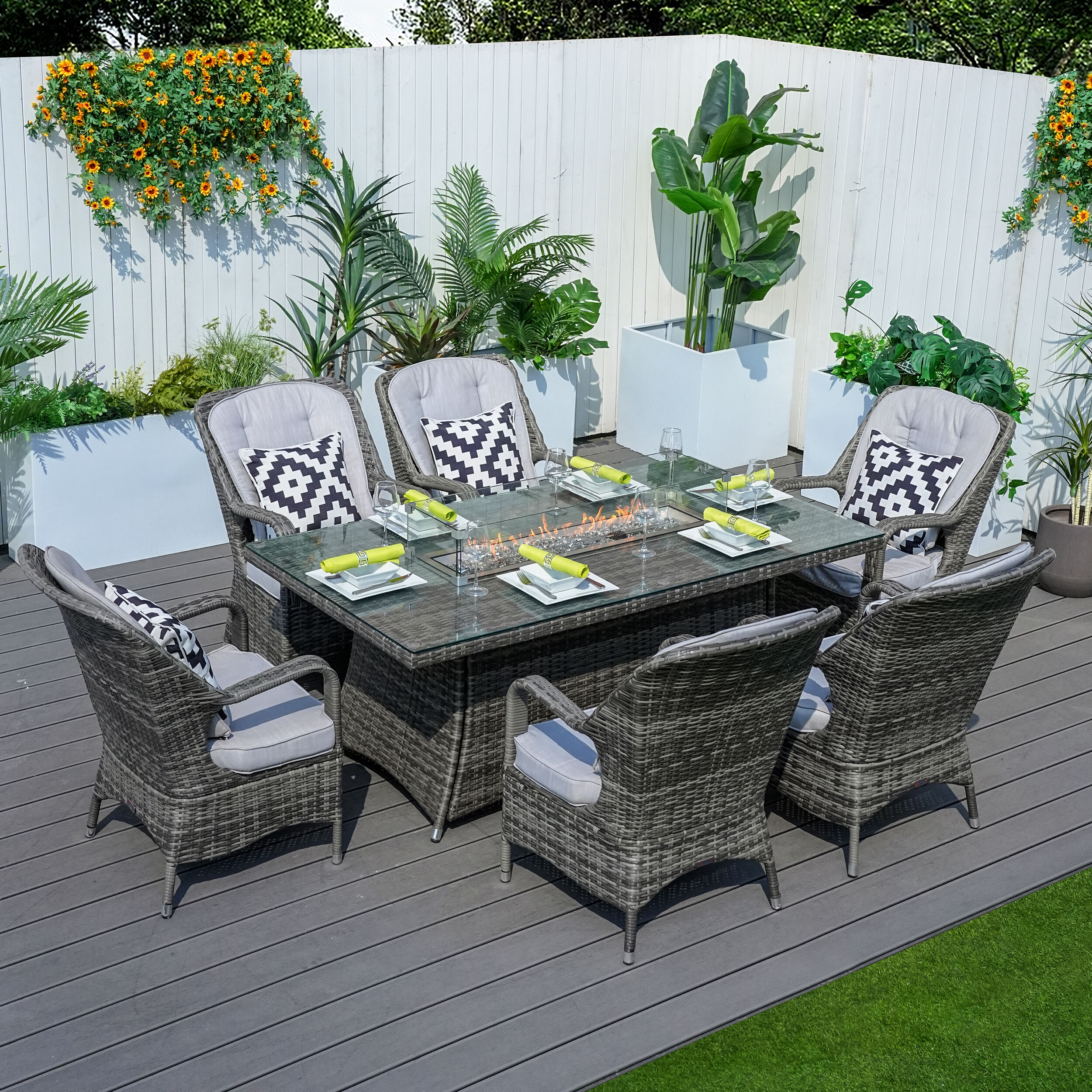 Moda Furnishings MOG-1106R-G Patio-Dining-Sets - View #2