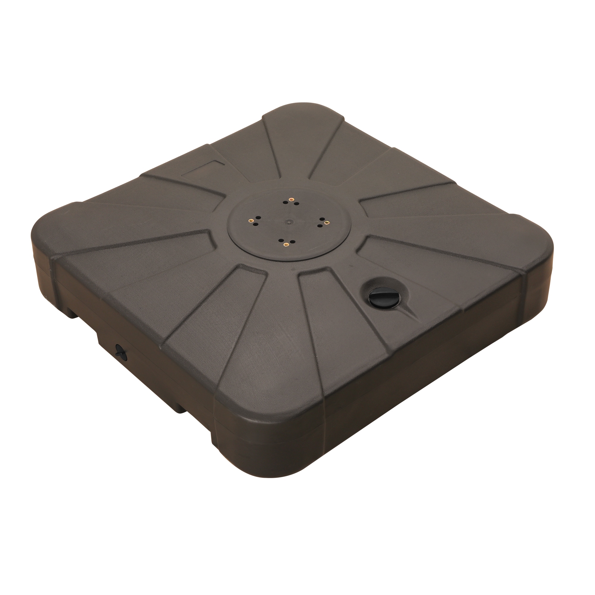 Clihome CL-JX435B 308 lbs Patio Square HDPE Umbrella Base Brown Patio Umbrella Base