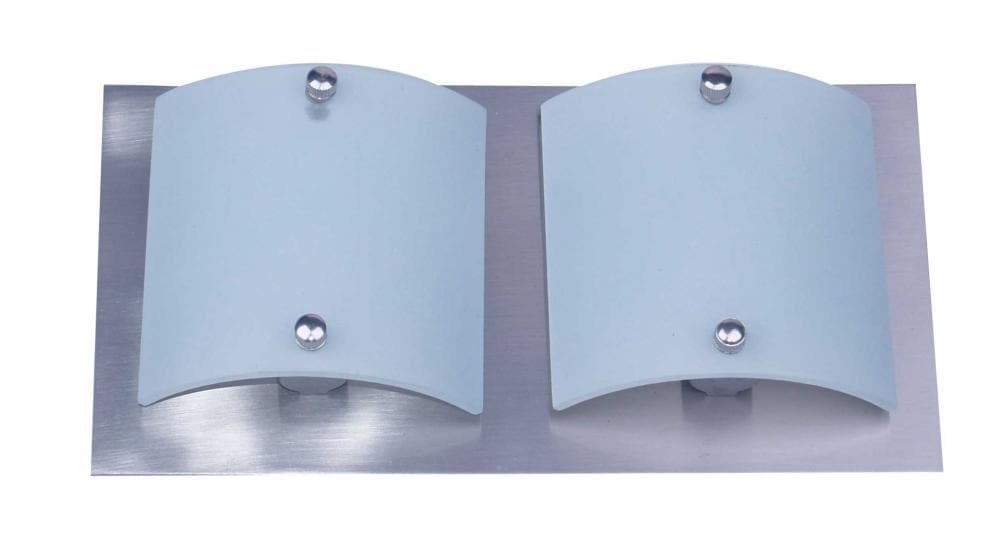 Whitfield Lighting VL802SS 10.5-in 2 -Light Satin Steel Transitional Vanity light