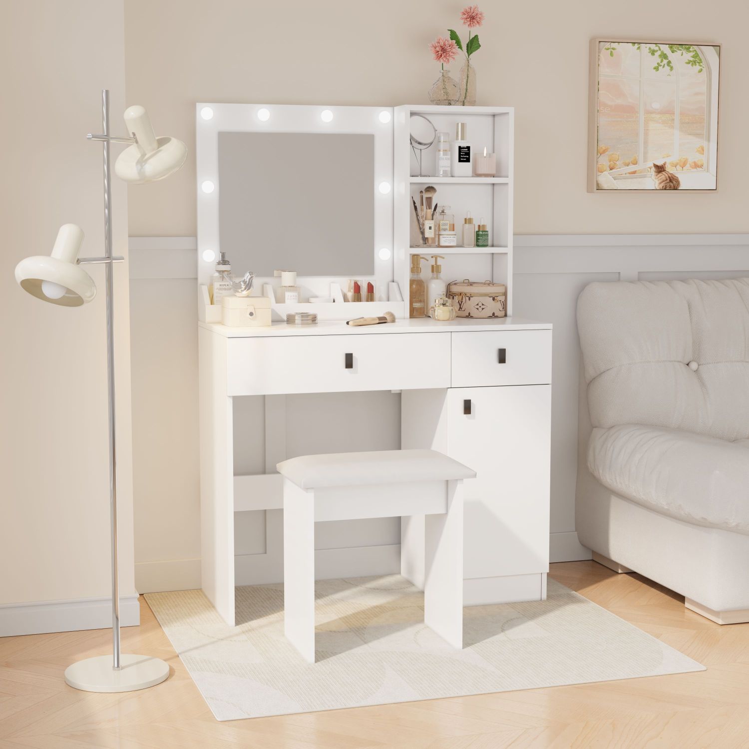Streamdale Furniture W2139P194436 Bedroom-Vanities - View #3